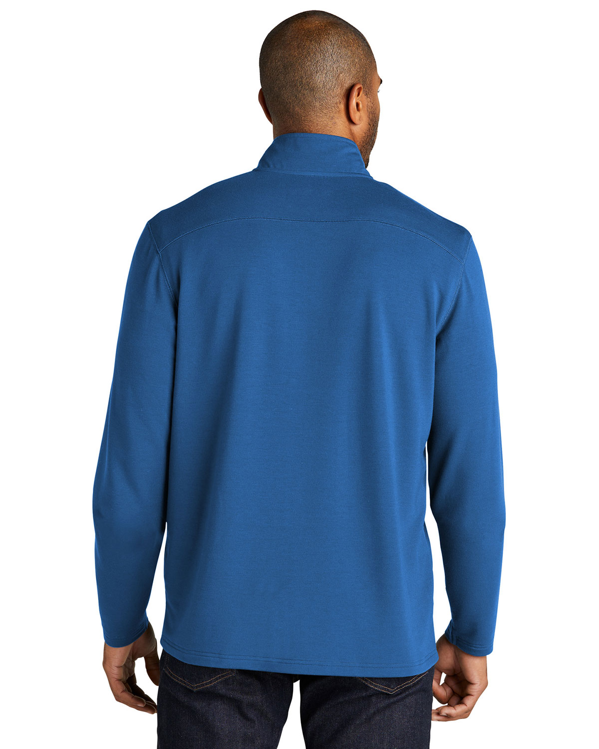 Port Authority K825 Microterry 1/4-Zip Pullover view 2