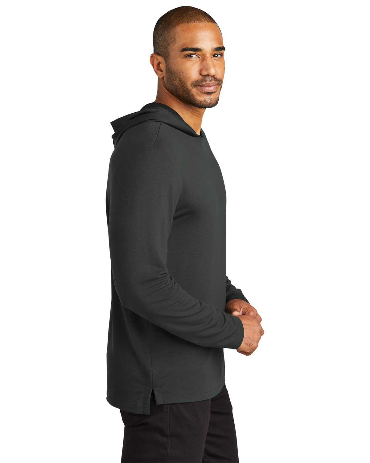 Port Authority K826 Microterry Pullover Hoodie view 3