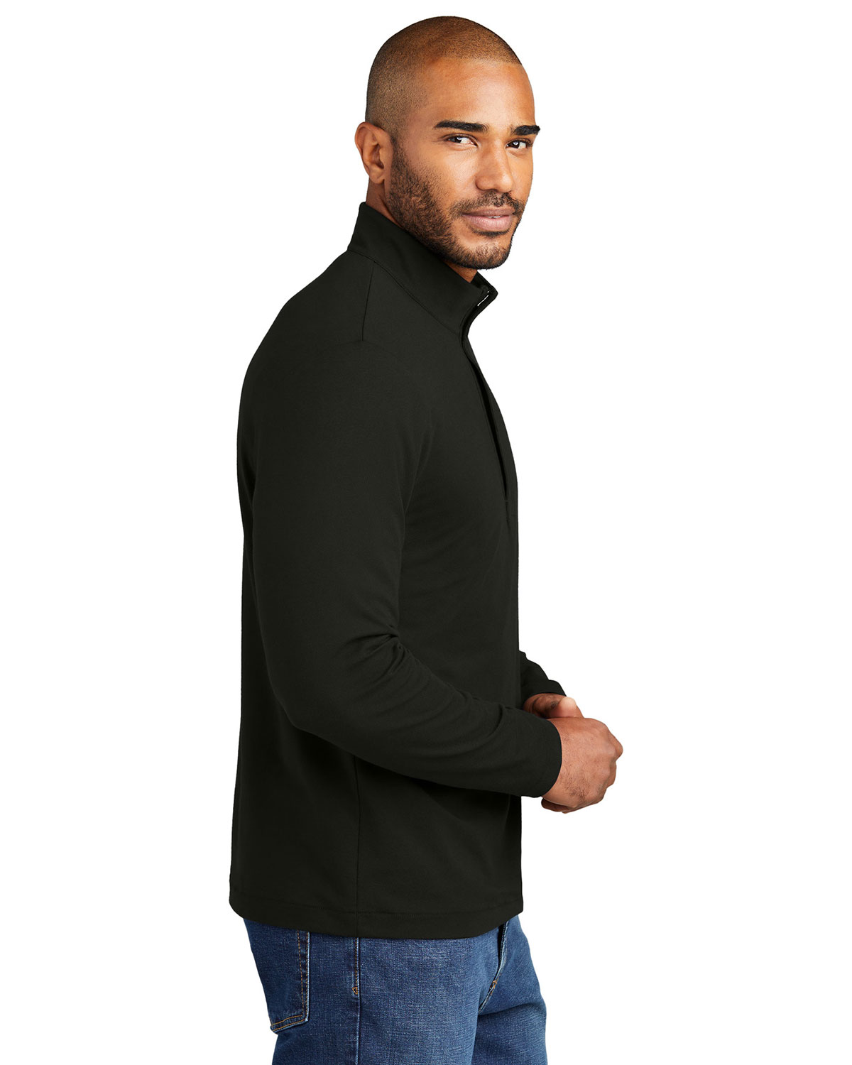 Port Authority K829 Fairway Stretch 1/4-Zip view 3