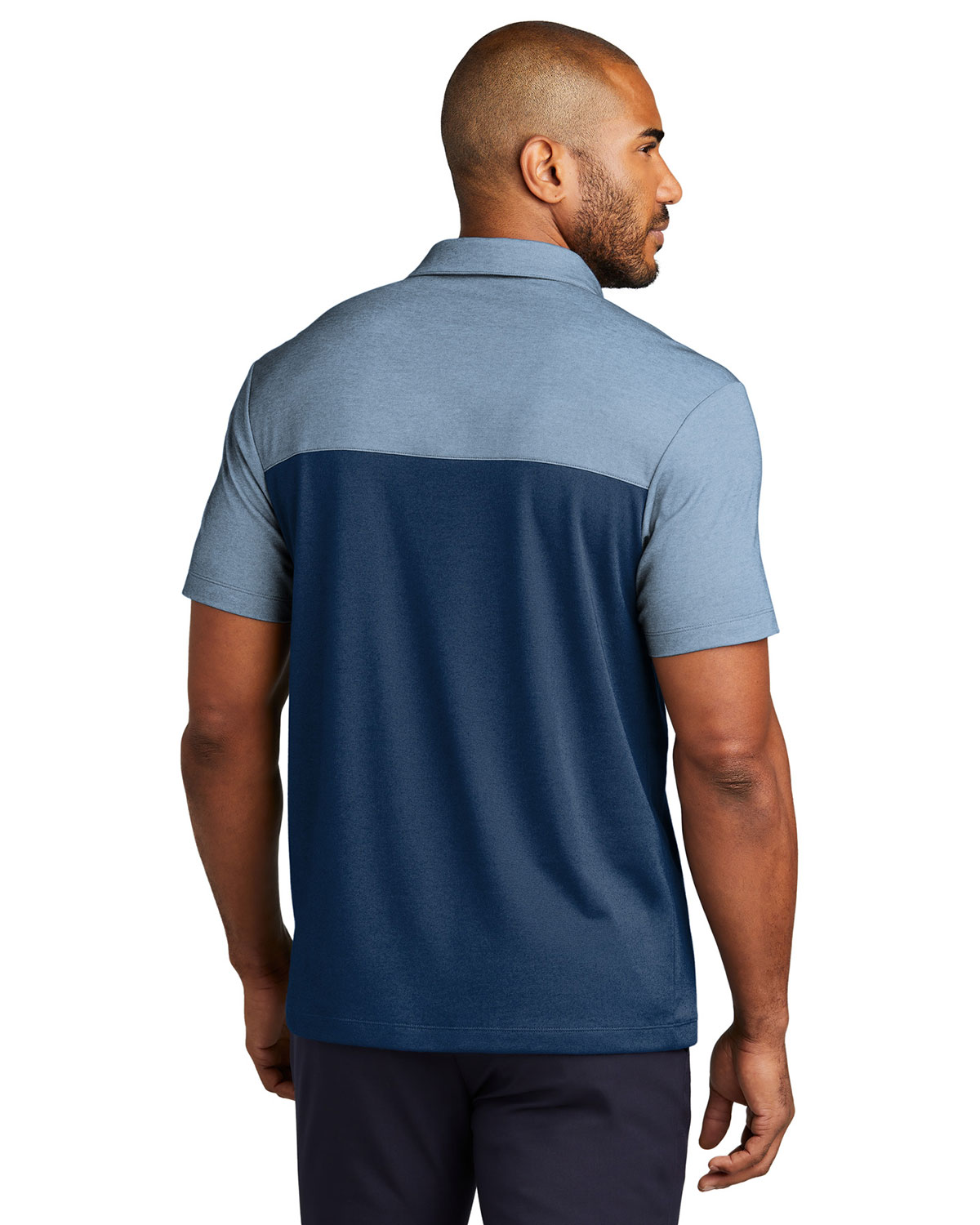 Port Authority K831 Fine Pique Blend Blocked Polo view 2