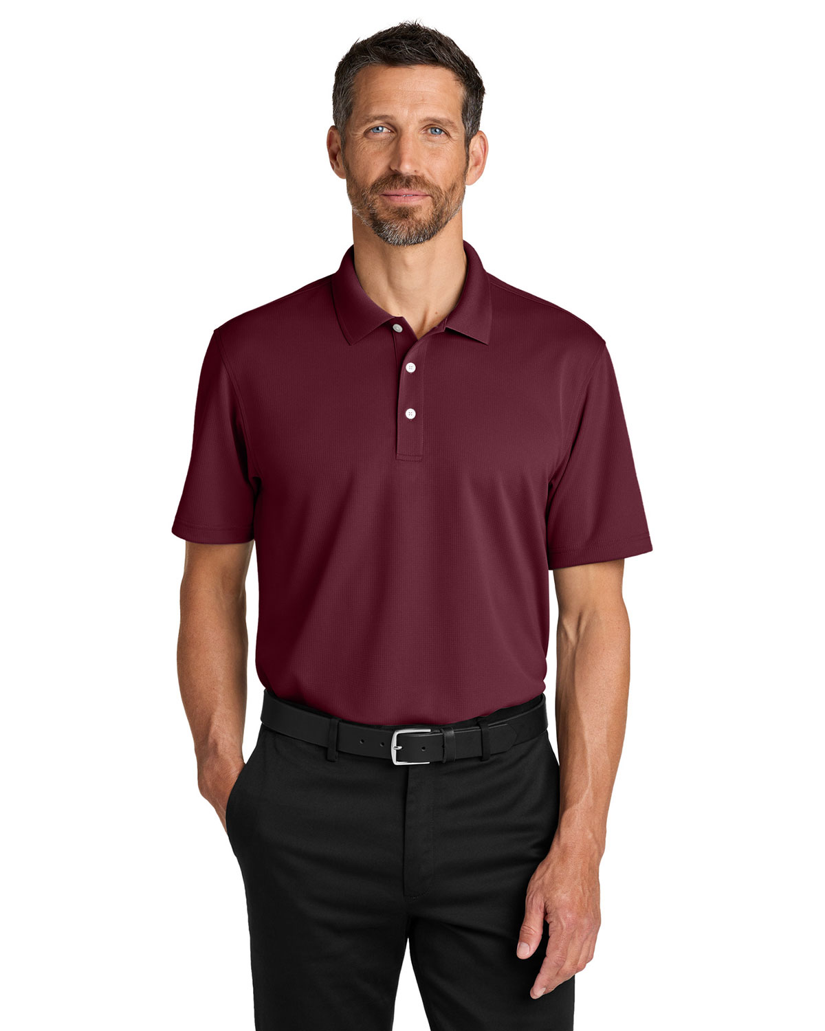 Port Authority K845 Dry Zone Stain-Release Grid Polo