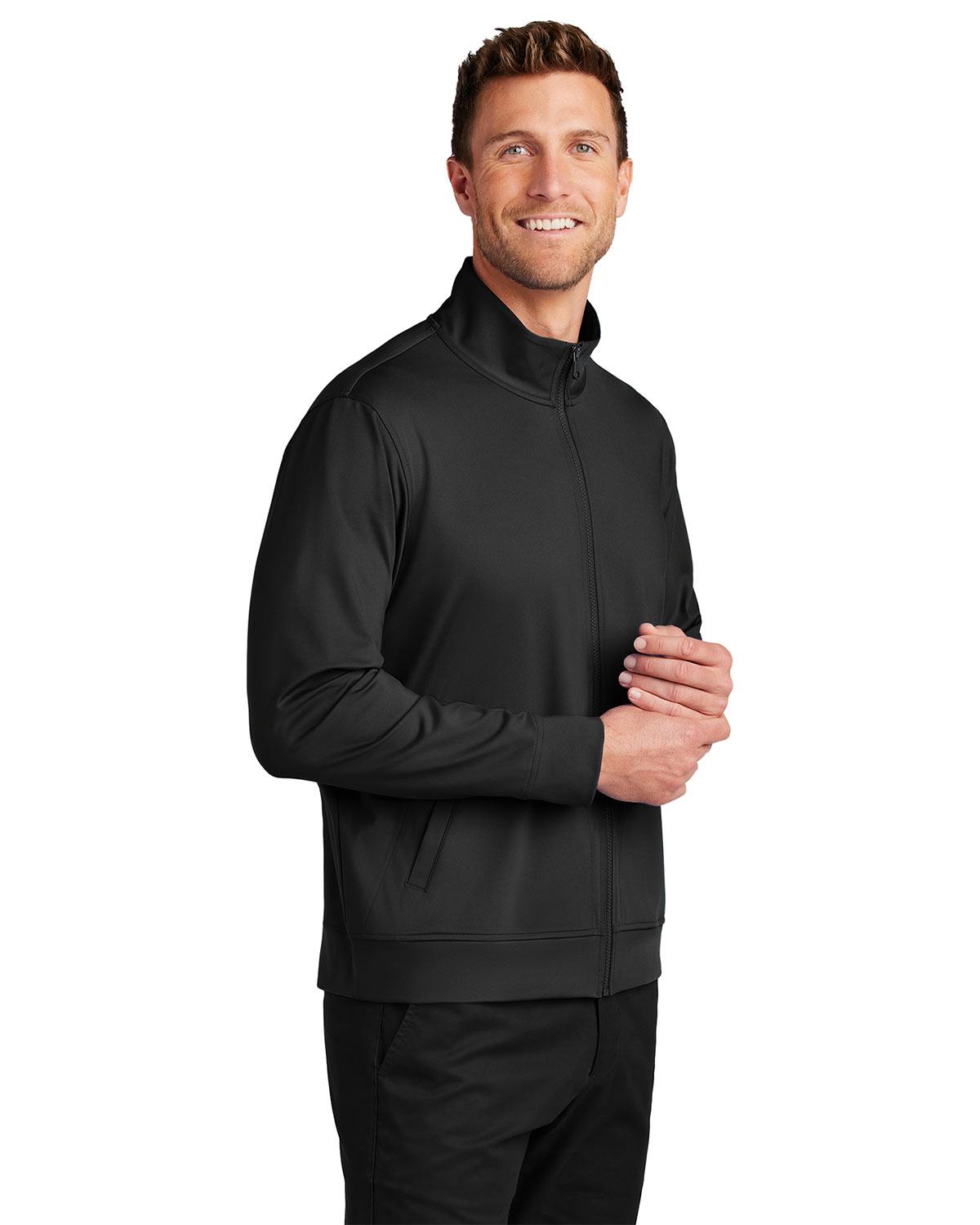 Port Authority K881 C-FREE Double Knit Full-Zip view 3