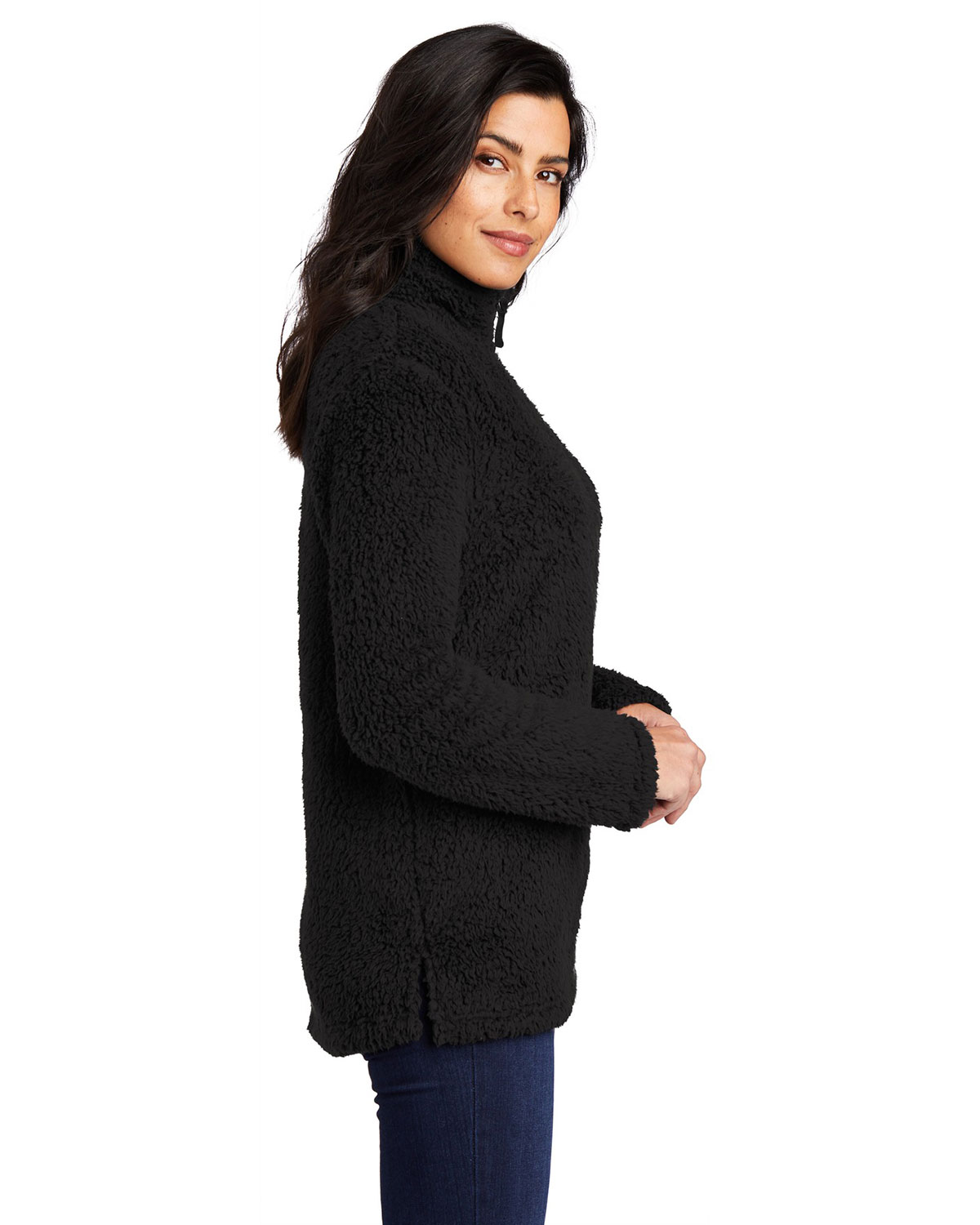 Port Authority L130 Women's Cozy 1/4-Zip Fleece view 3
