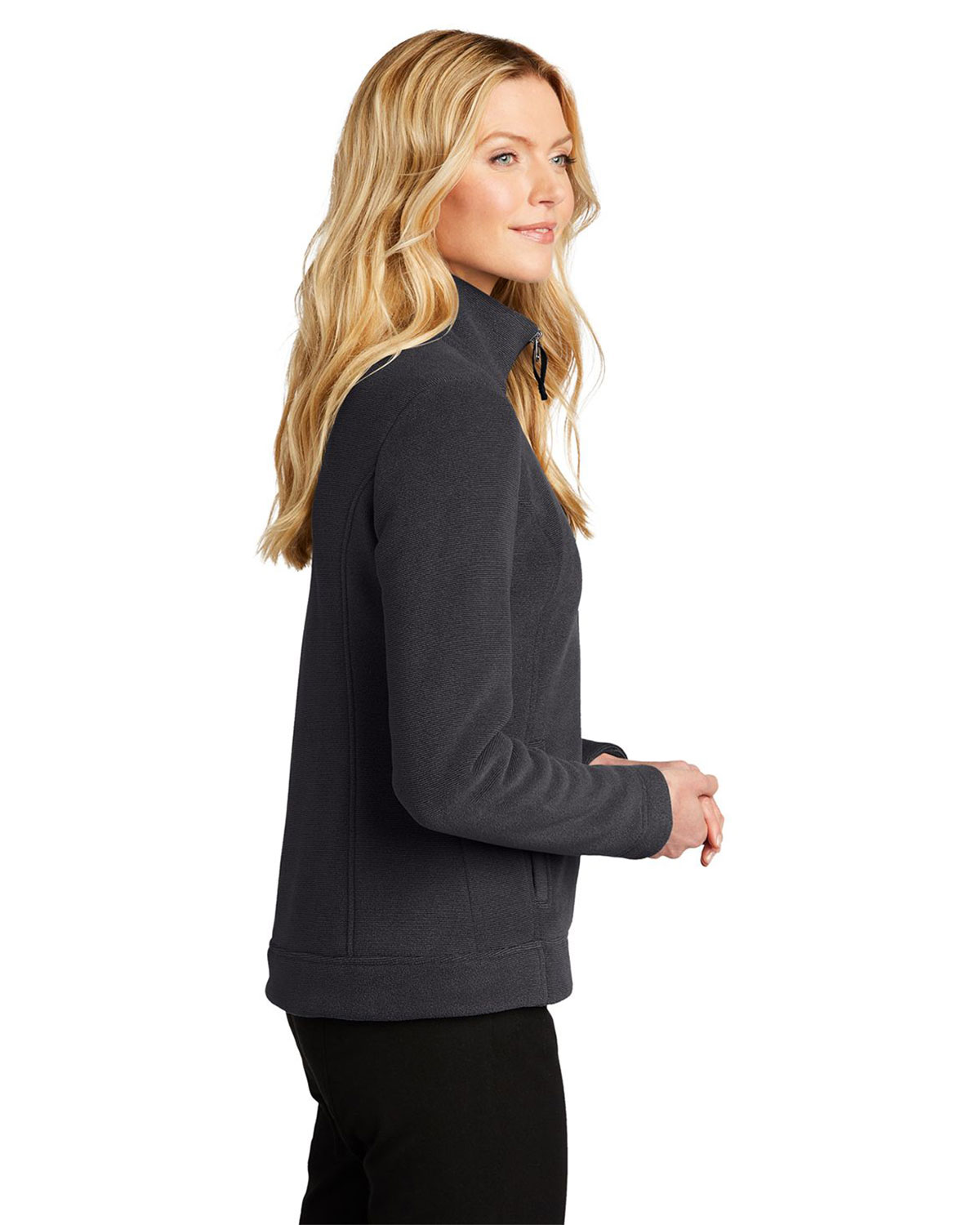 Port Authority L211 Women's Ultra Warm Brushed Fleece Jacket view 3