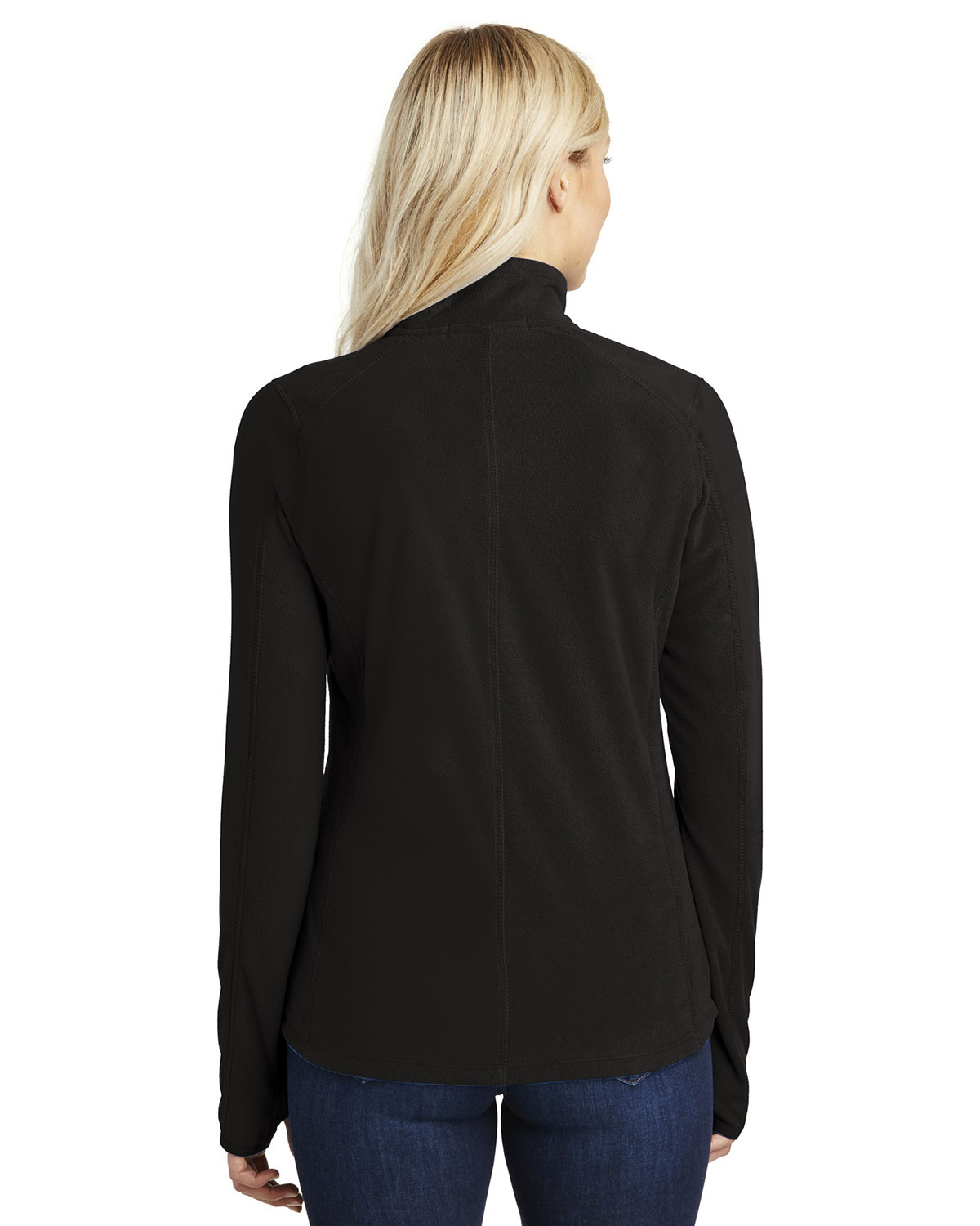 Port Authority L224 Women's Microfleece 1/2-Zip Pullover view 2