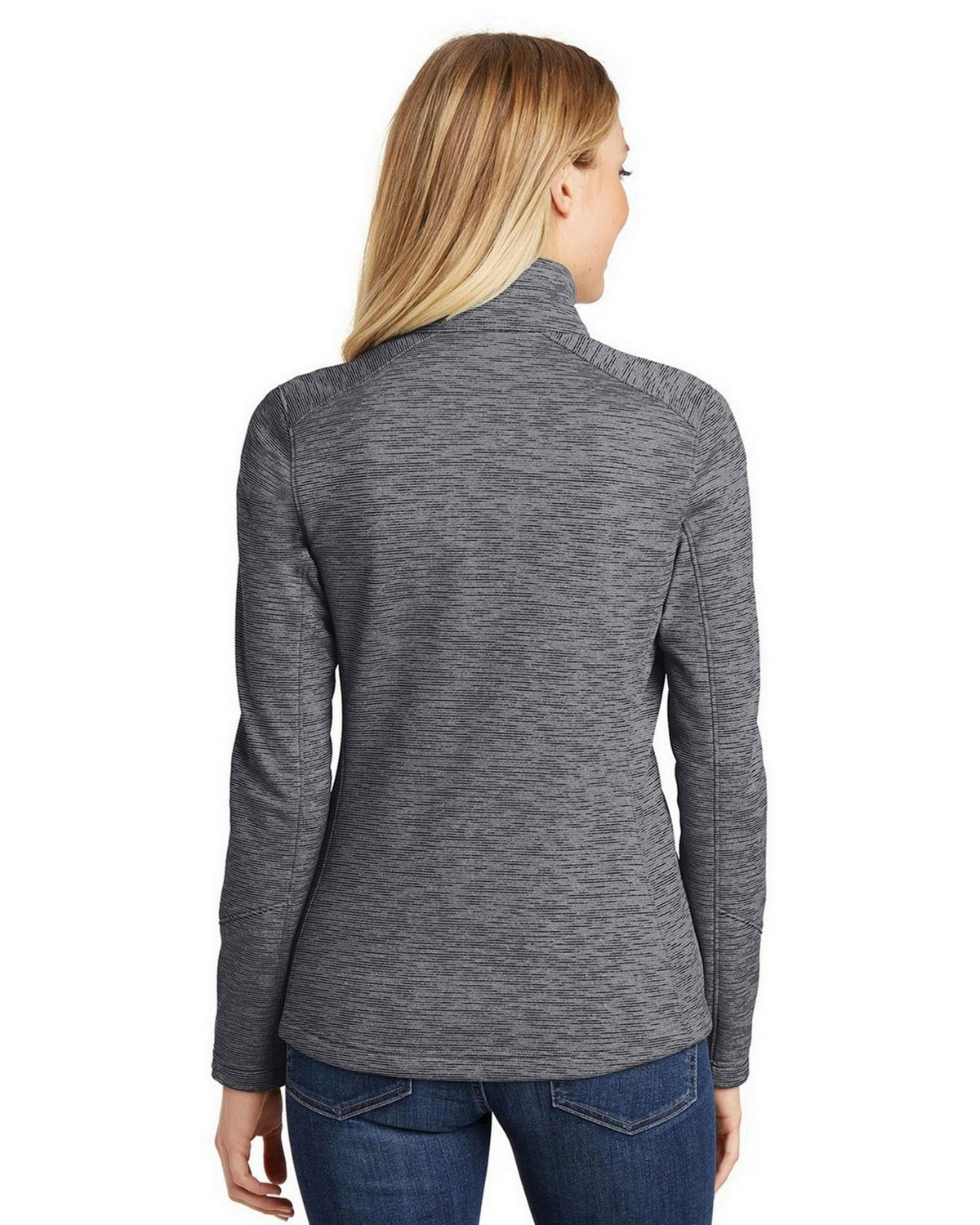 Port Authority L231 Women's Digi Stripe Fleece Jacket view 2