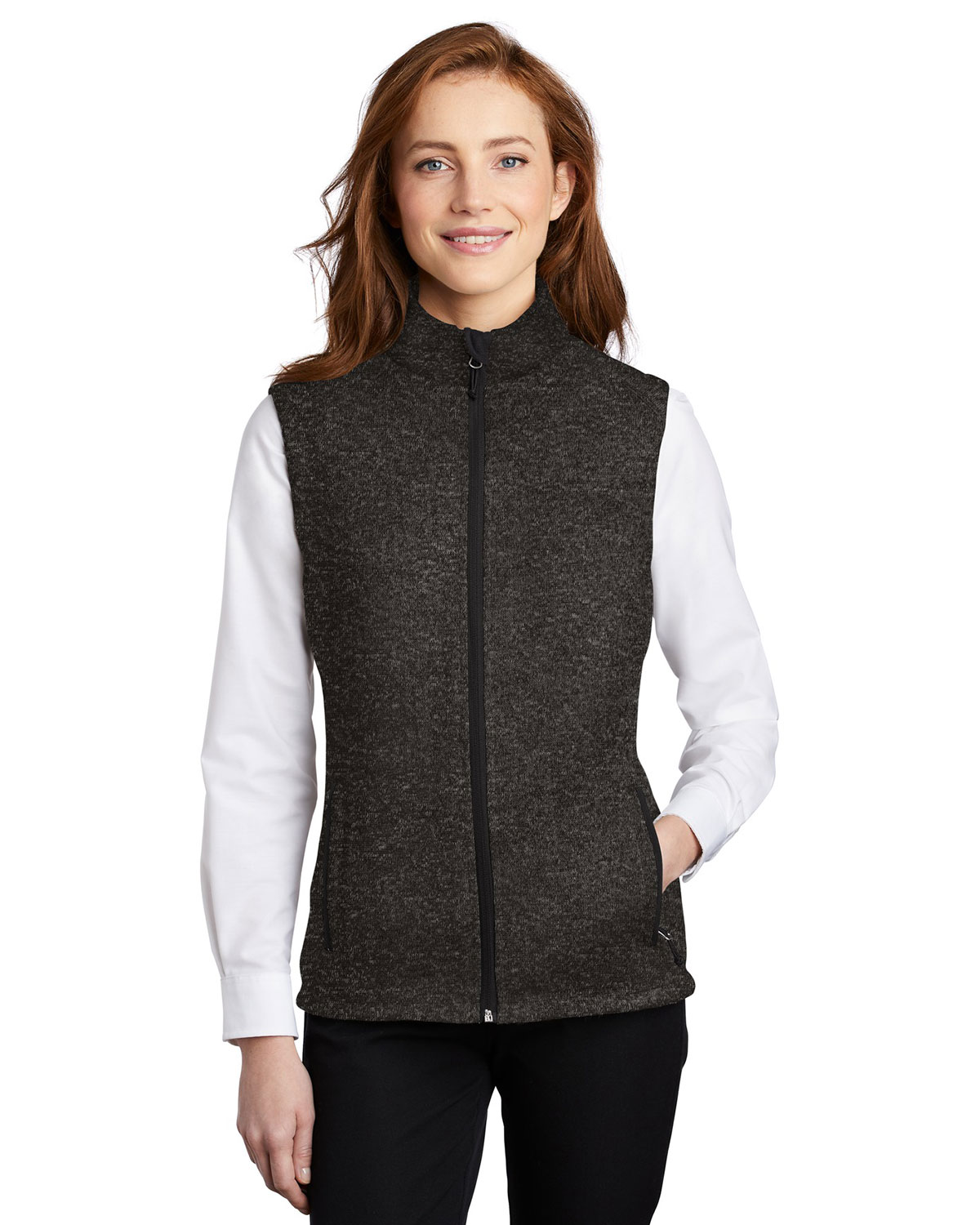 Port Authority L236 Women's Sweater Fleece Vest