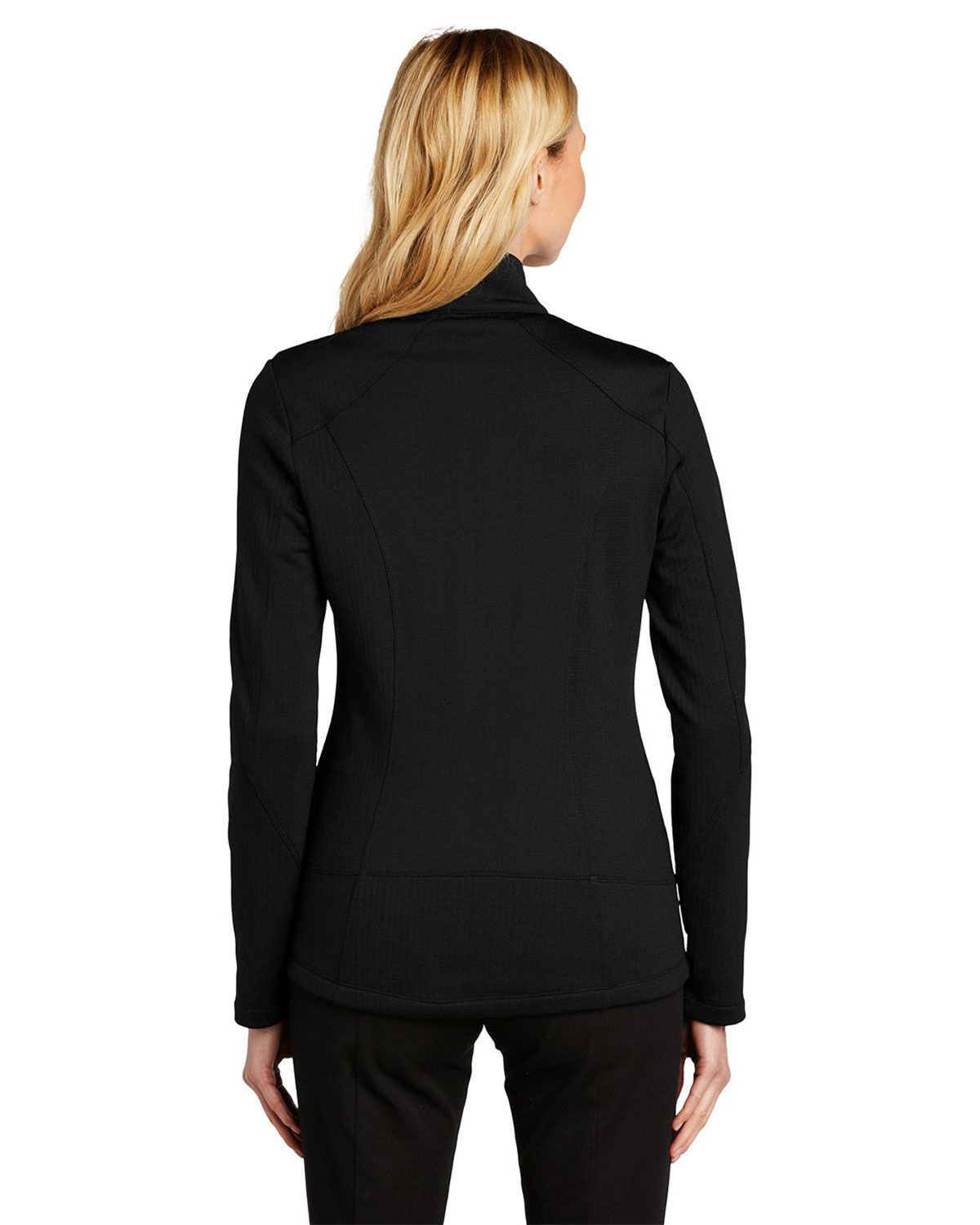Port Authority L239 Women's Grid Fleece Jacket view 2