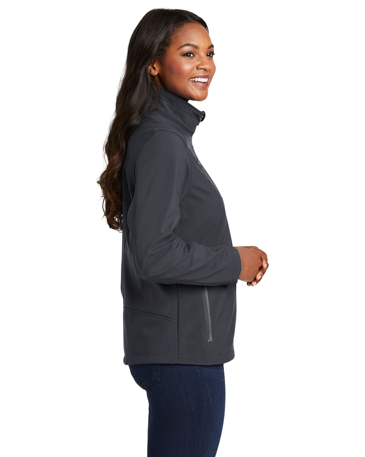 Port Authority L324 Women's Welded Soft Shell Jacket view 3