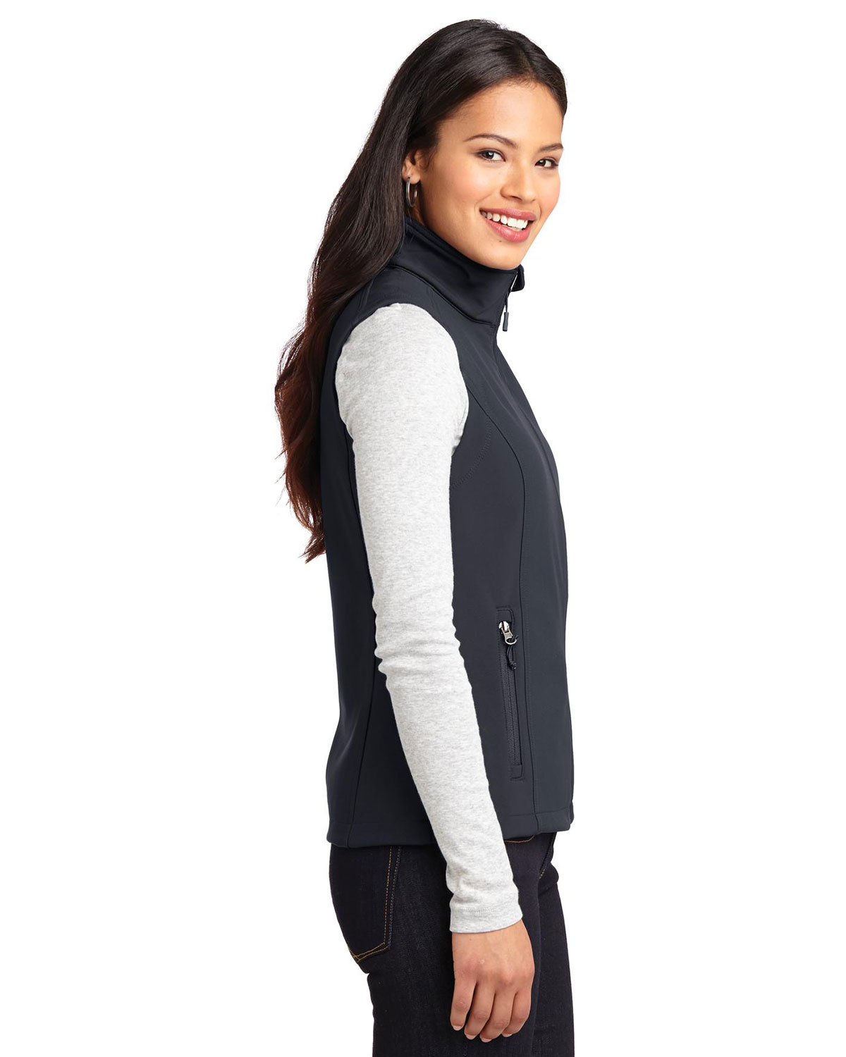 Port Authority L325 Women's Core Soft Shell Vest view 3