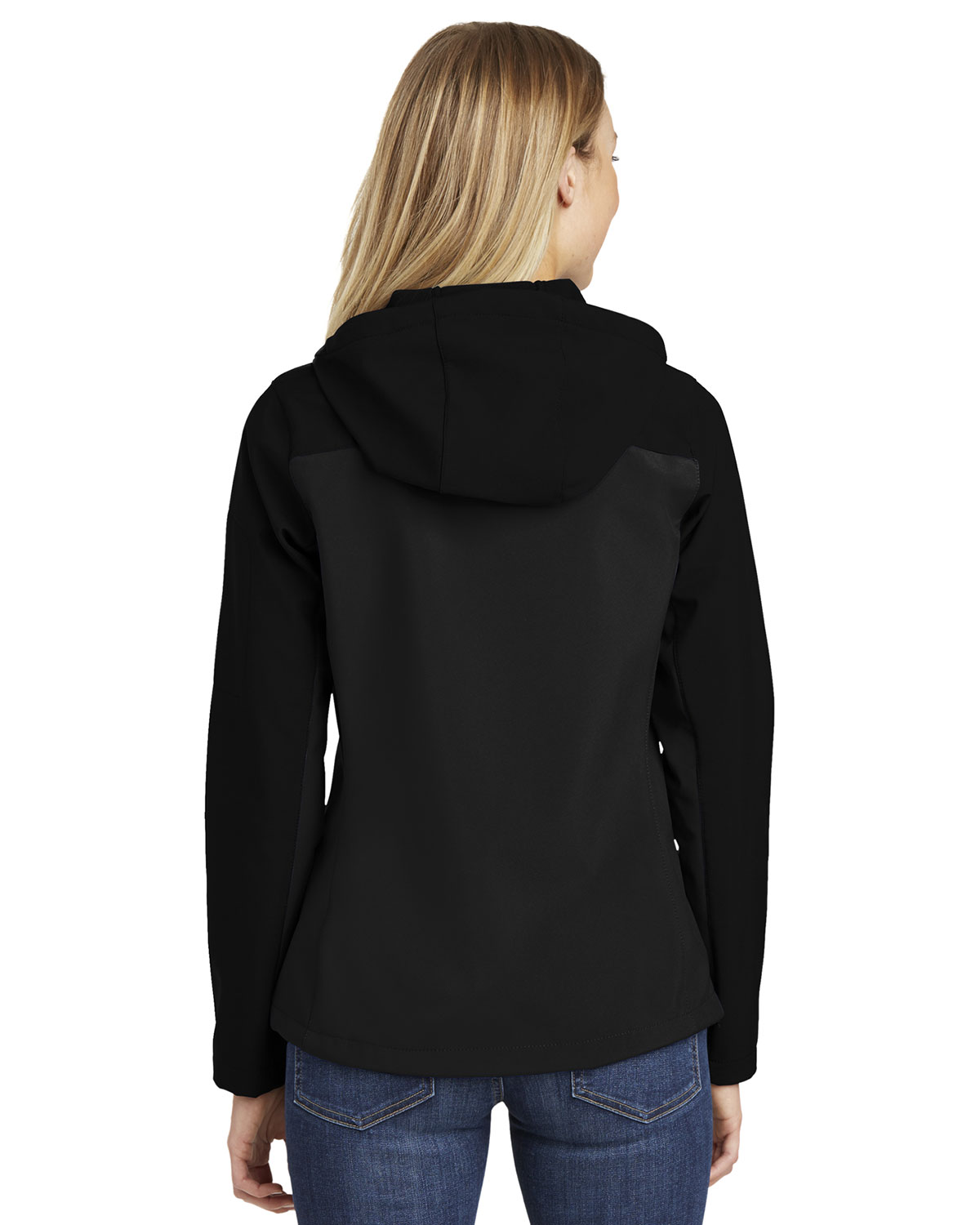 Port Authority L335 Women's Hooded Core Soft Shell Jacket view 2