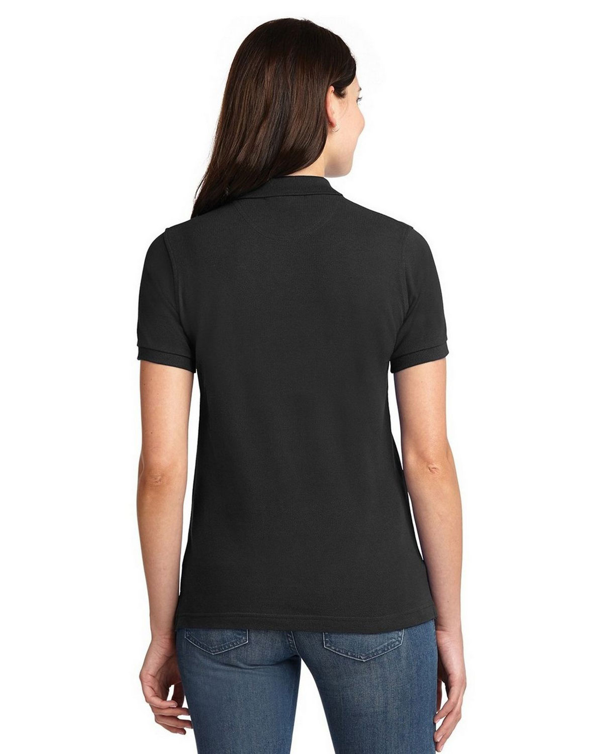 Port Authority L420 Women's Heavyweight Cotton Pique Polo view 2