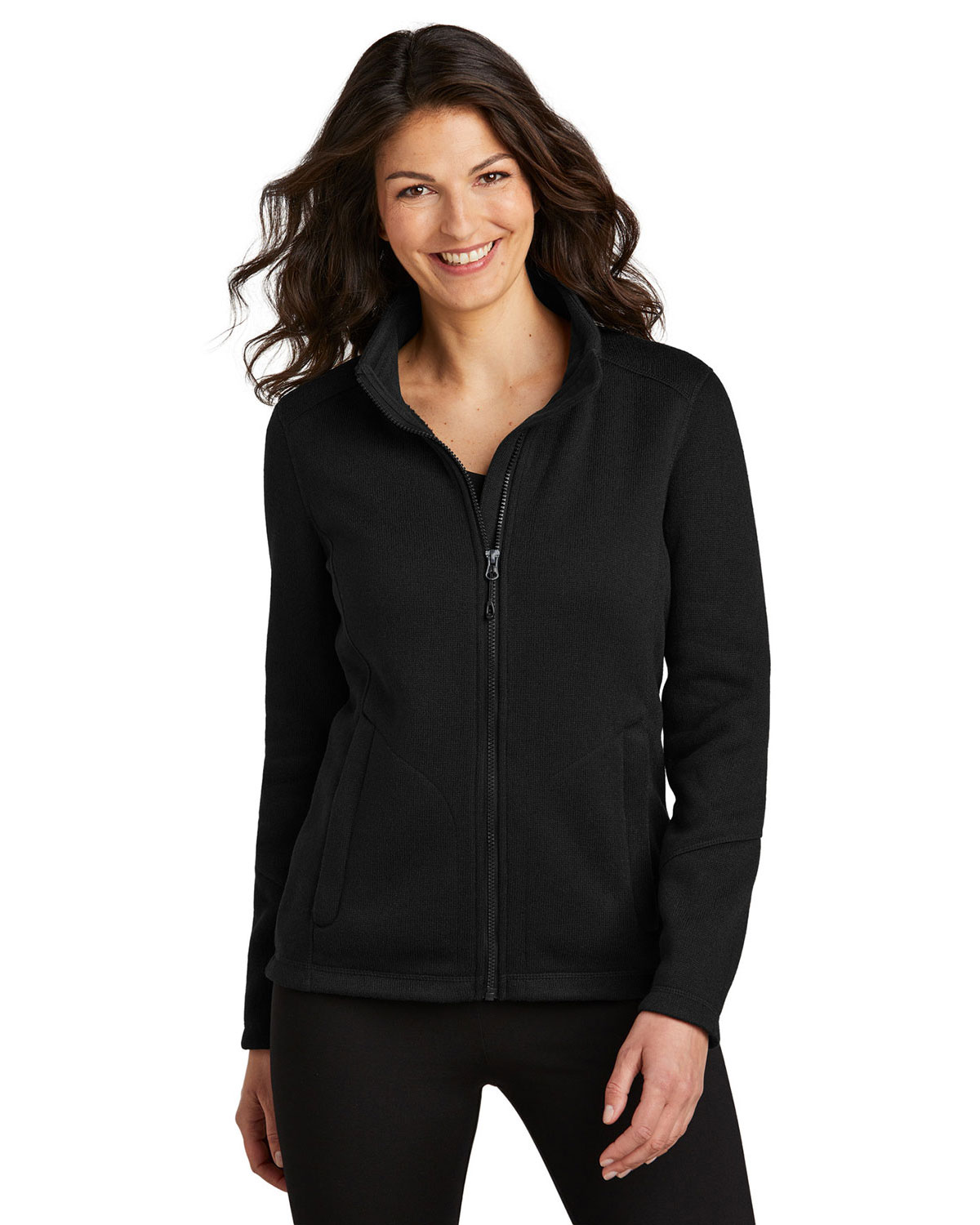 Port Authority L428 Women's Arc Sweater Fleece Jacket