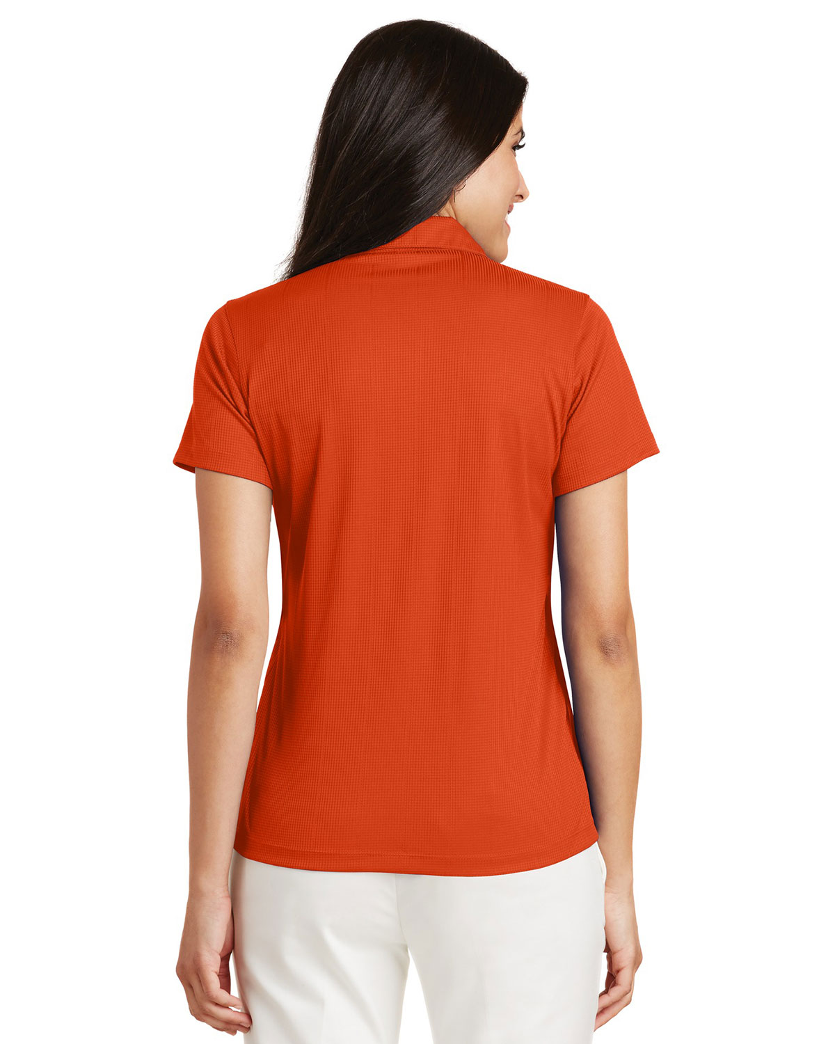 Port Authority L528 Women's Performance Fine Jacquard Polo view 2