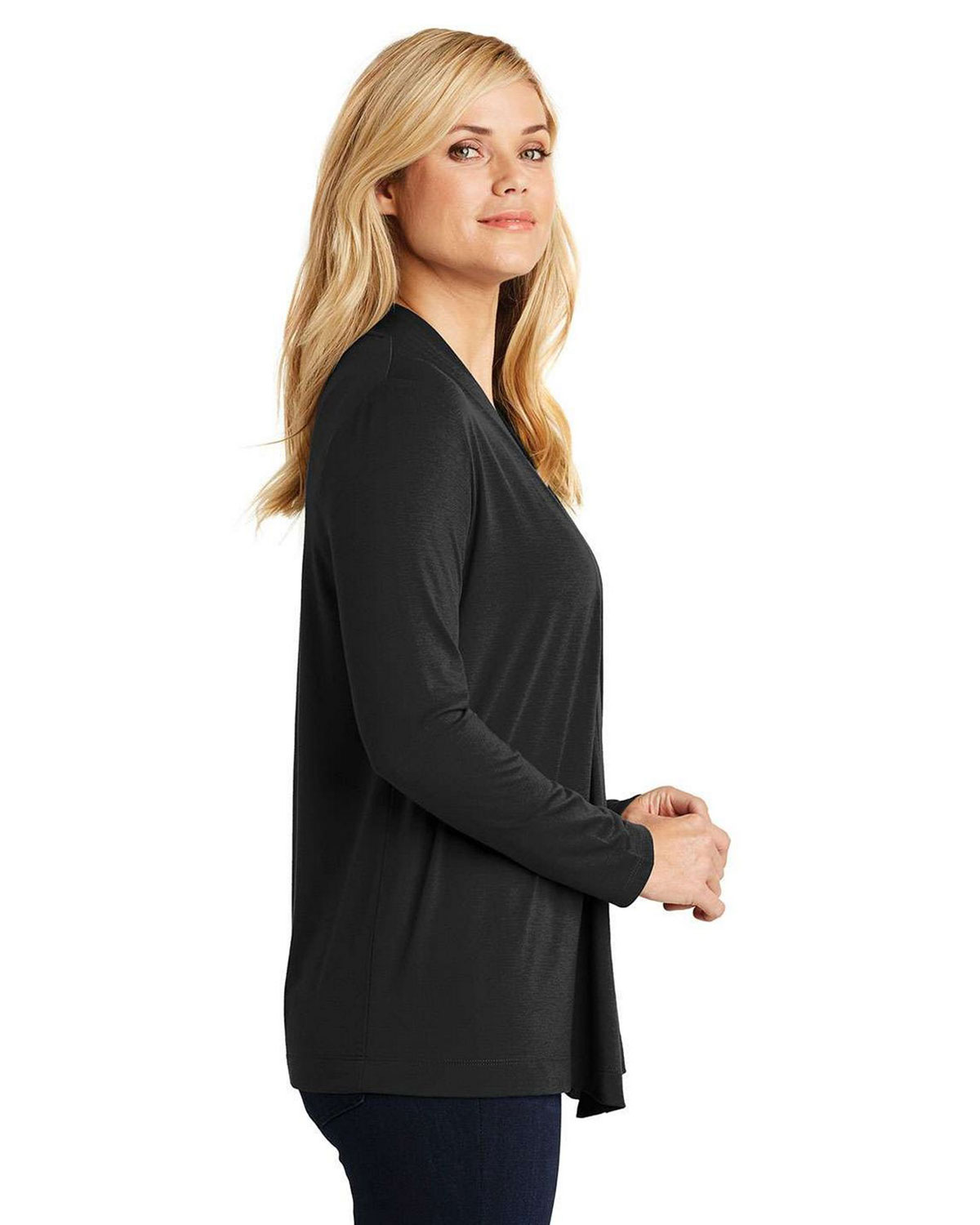 Port Authority L5430 Women's Concept Open Cardigan view 3