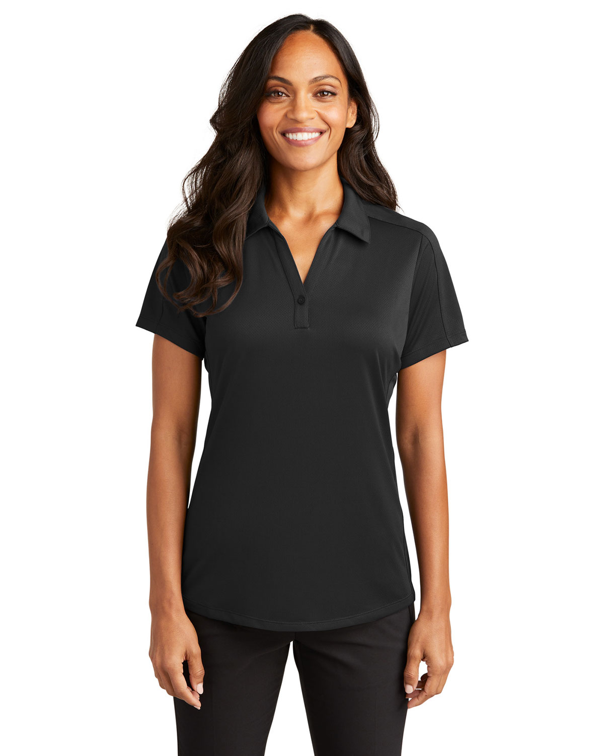 Port Authority L569 Women's Diamond Jacquard Polo