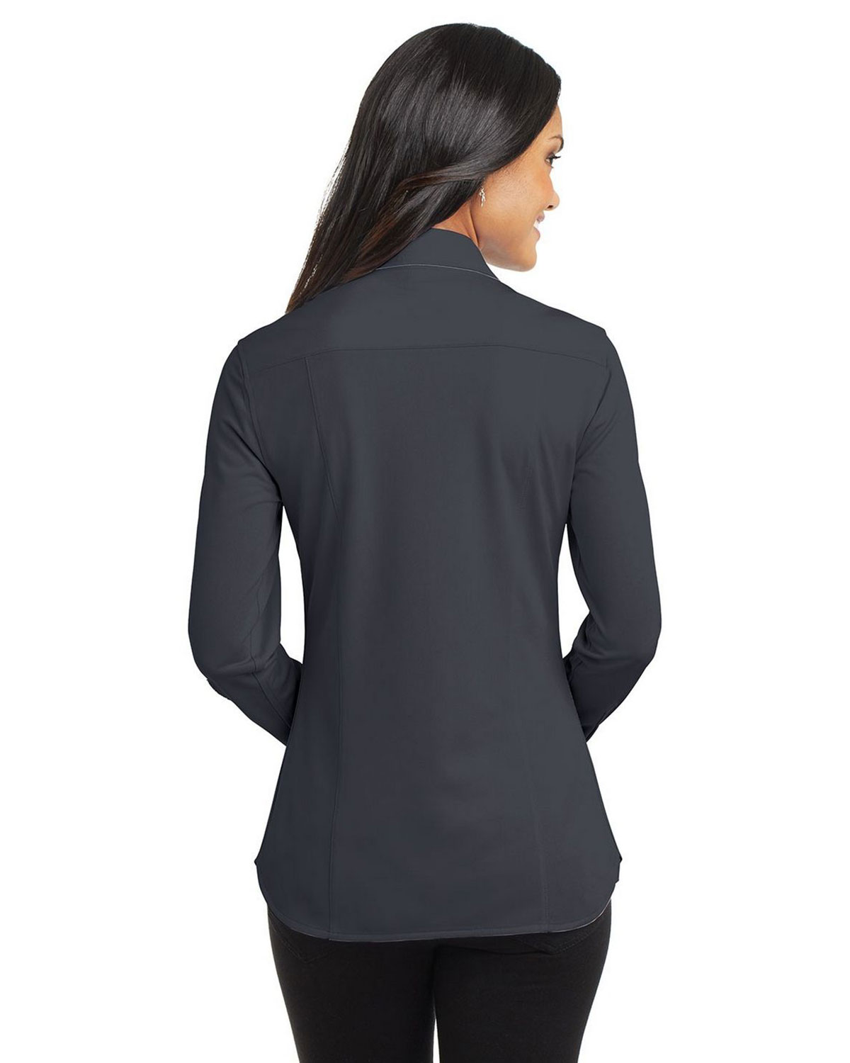 Port Authority L570 Women's Dimension Knit Dress Shirt view 2