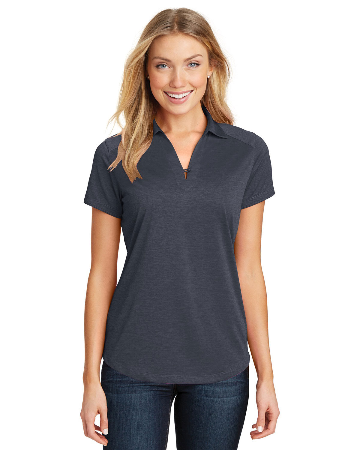 Port Authority L574 Women's Digi Heather Performance Polo