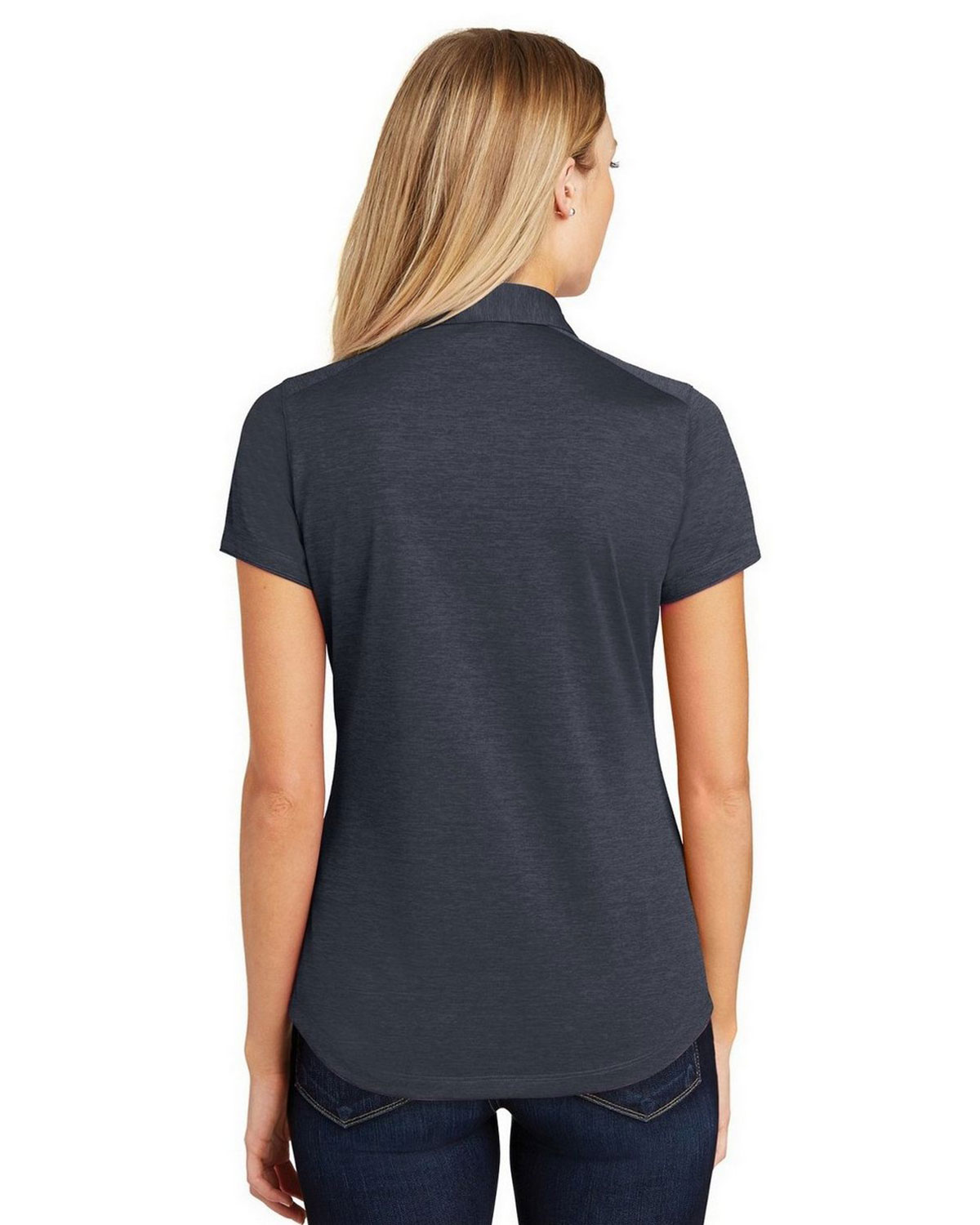 Port Authority L574 Women's Digi Heather Performance Polo view 2