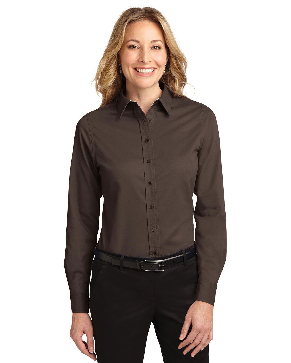 Port Authority Women's Long Sleeve Easy Care Shirt. L608.