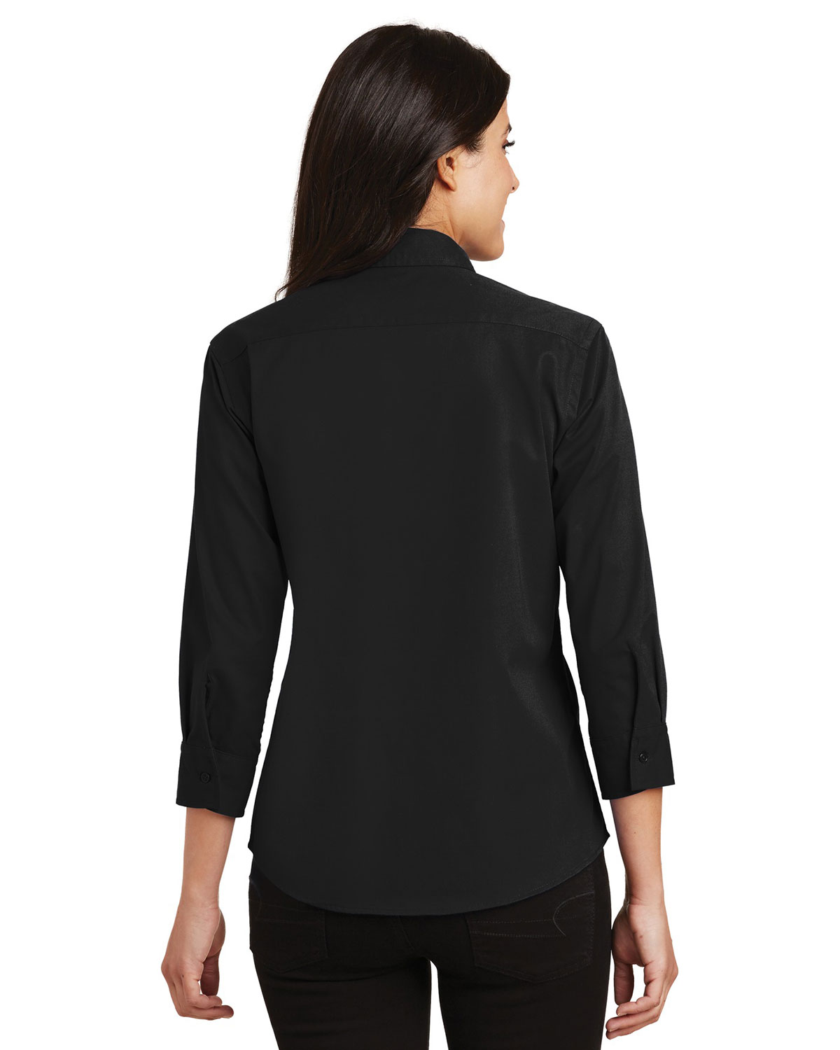 Port Authority L612 Women's 3/4-Sleeve Easy Care Shirt view 2