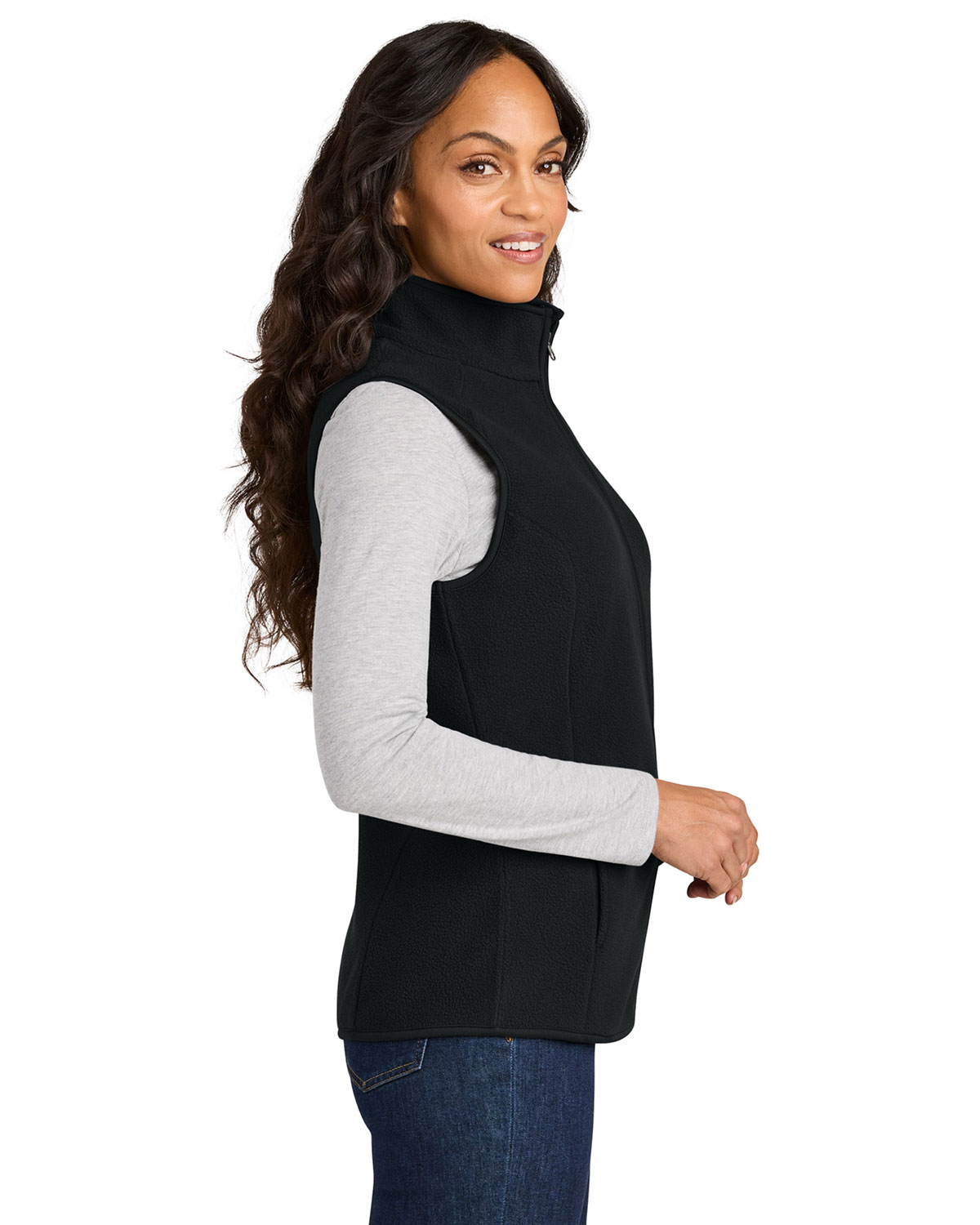 Port Authority L702 Women's C-FREE Fleece Vest view 3