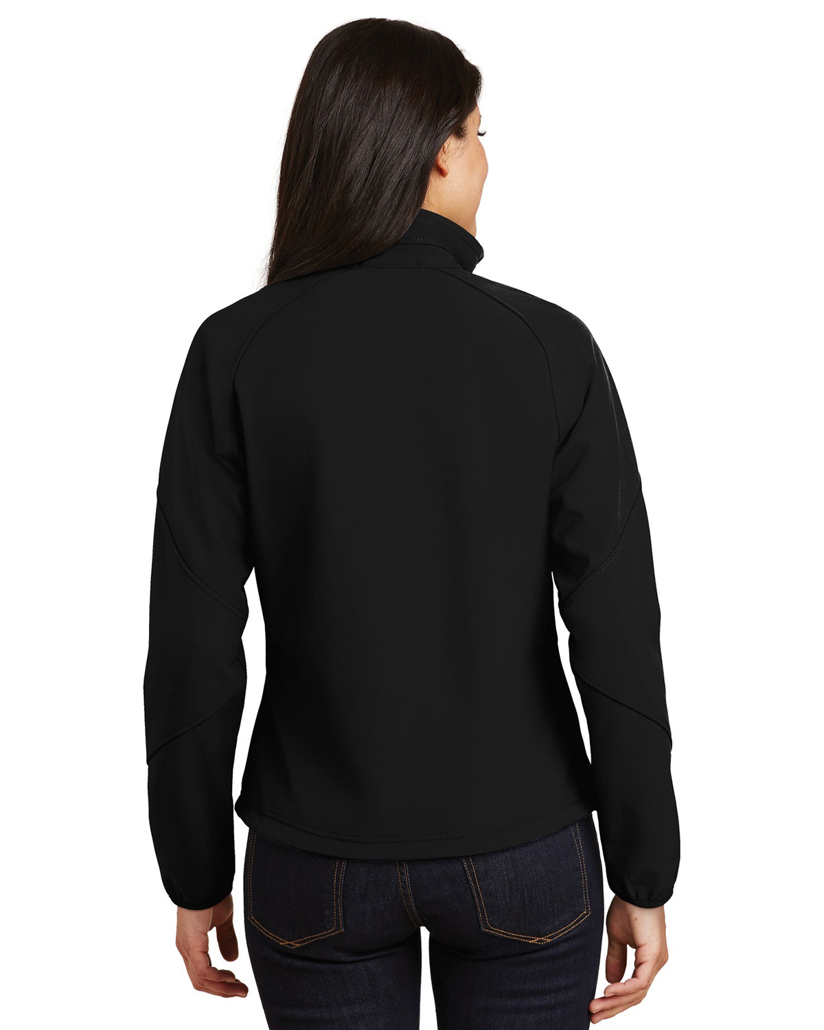 Port Authority L705 Women's Textured Soft Shell Jacket view 2
