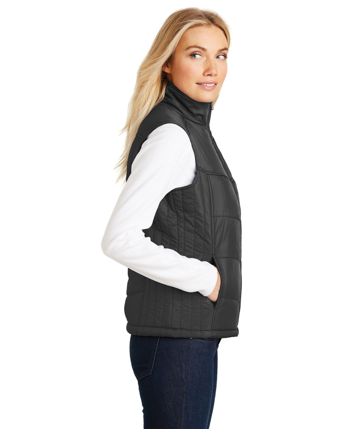 Port Authority L709 Women's Puffy Vest view 3
