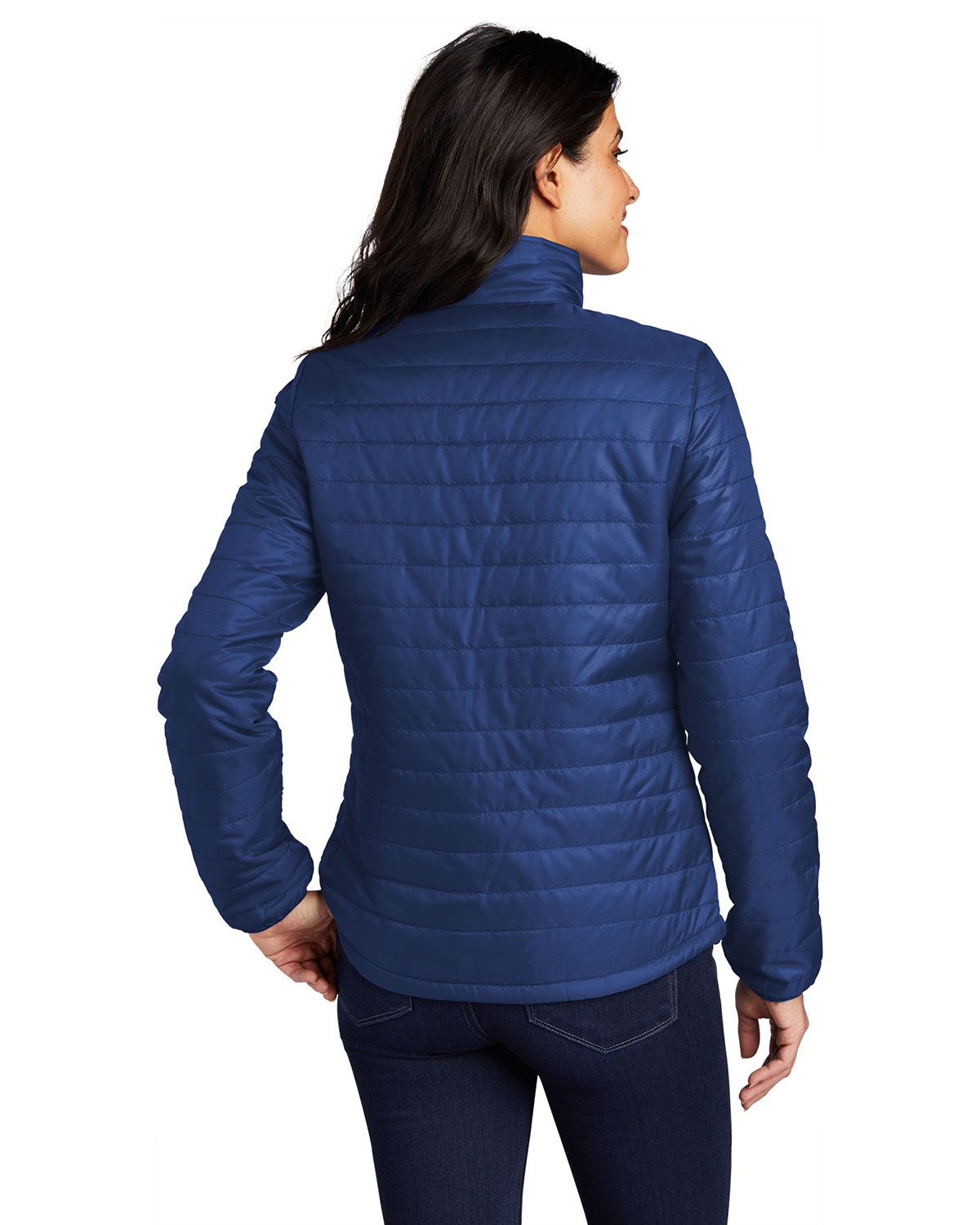 Port Authority L850 Women's Packable Puffy Jacket view 2