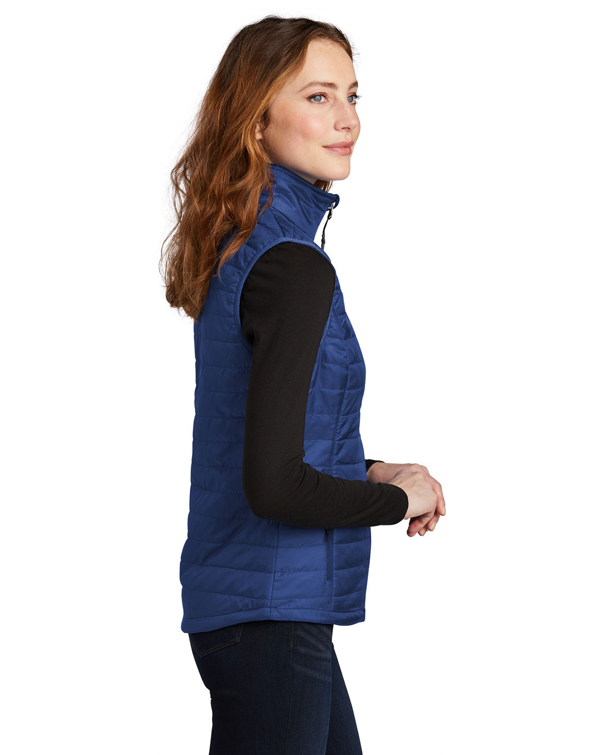 Port Authority L851 Women's Packable Puffy Vest view 3