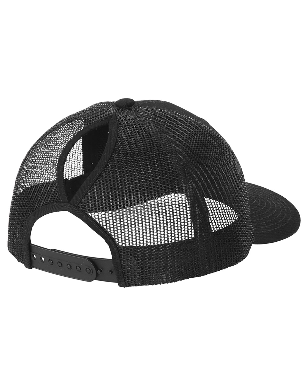 Port Authority LC401 Snapback Ponytail Trucker Cap view 2