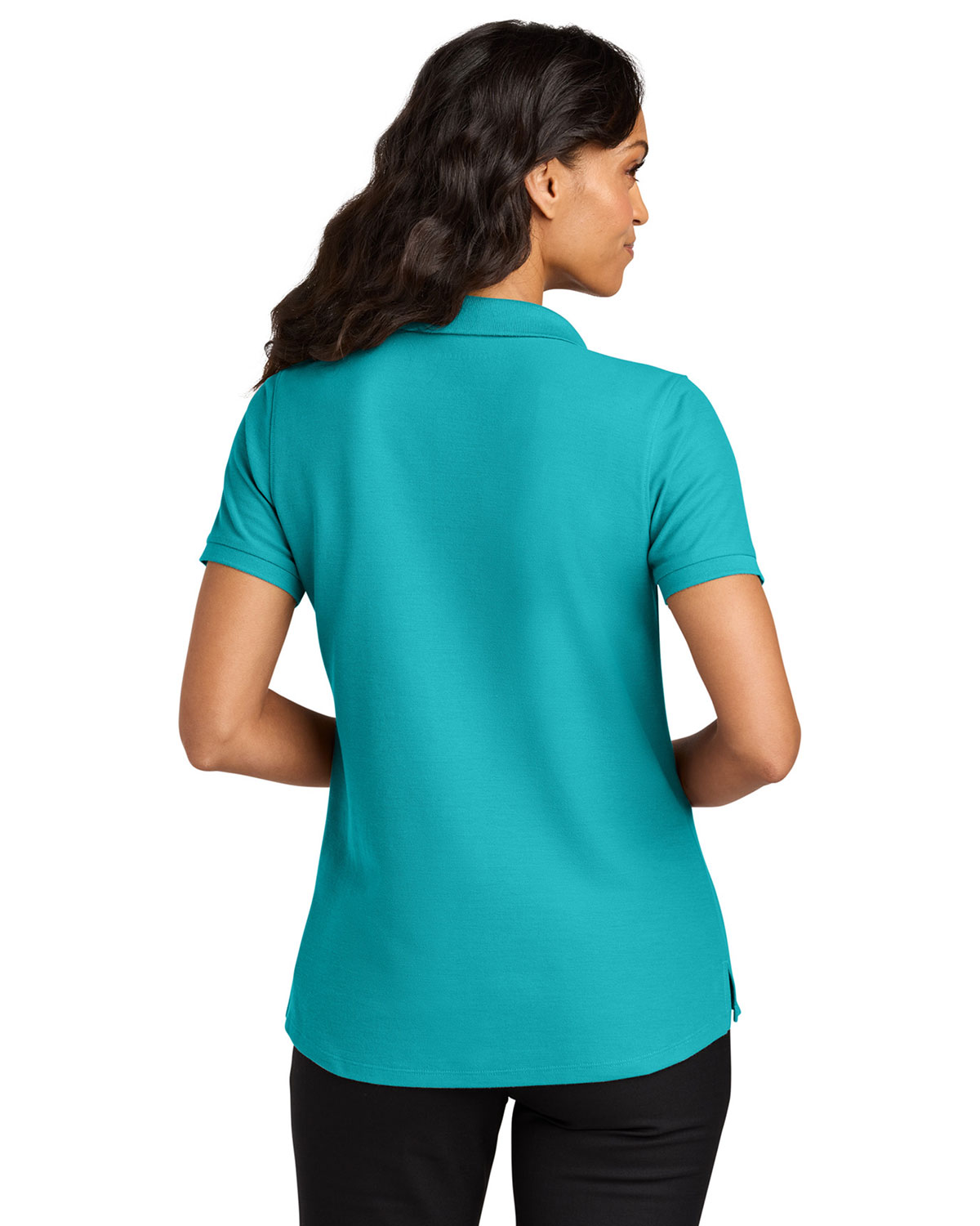 Port Authority LK200 Women's Wearever Signature Pique Polo view 2