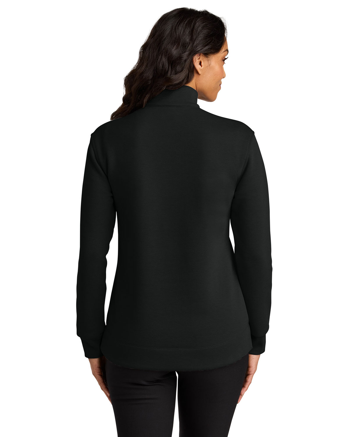 Port Authority LK210 Women's Wearever Signature Double Pique 1/4-Zip view 2