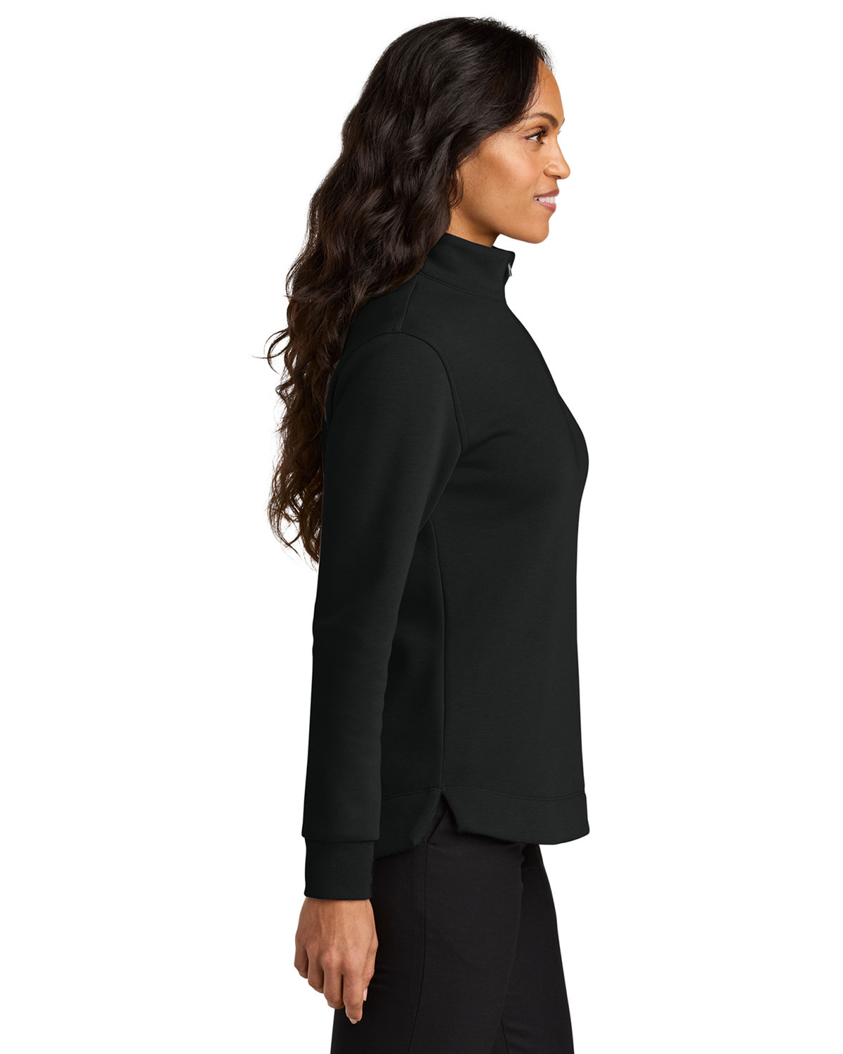 Port Authority LK210 Women's Wearever Signature Double Pique 1/4-Zip view 3