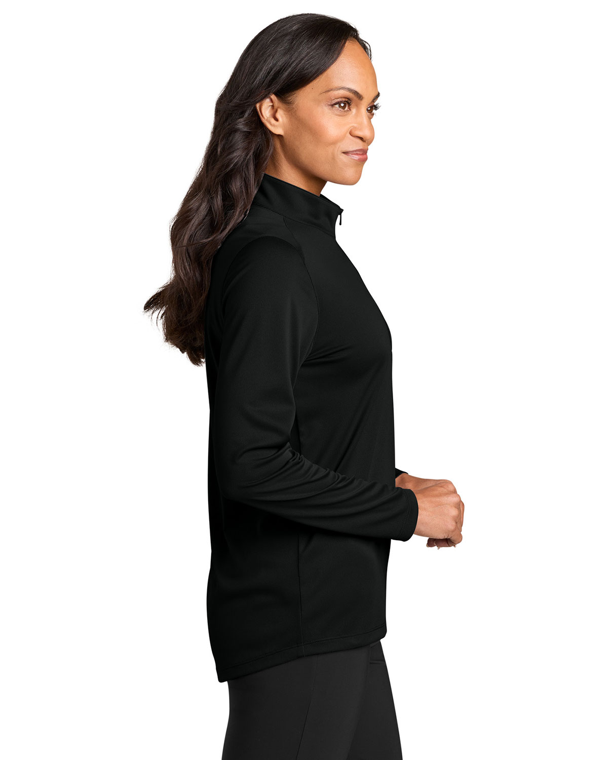 Port Authority LK241 Women's Wearever Performance Pique 1/4-Zip view 3
