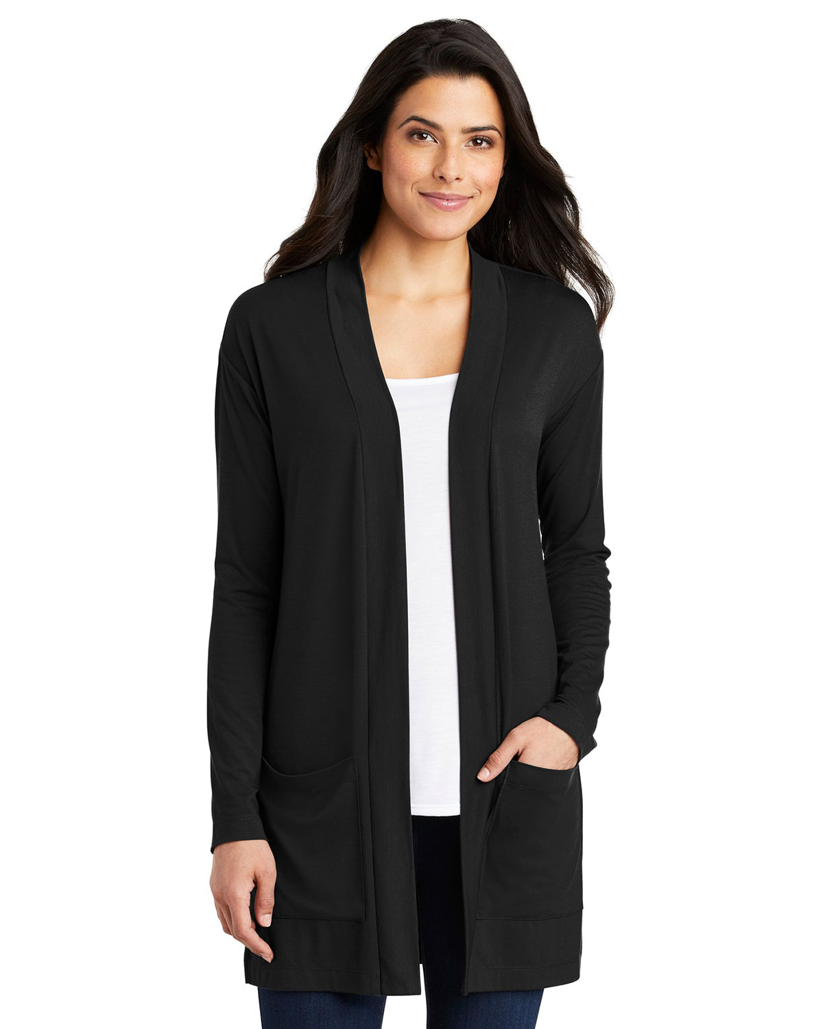 Port Authority LK5434 Women's Concept Long Pocket Cardigan