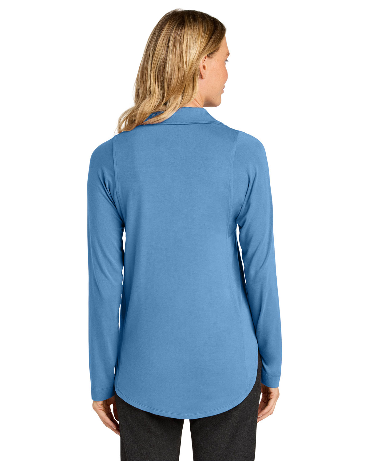 Port Authority LK5602 Women's Luxe Knit Button Tunic view 2