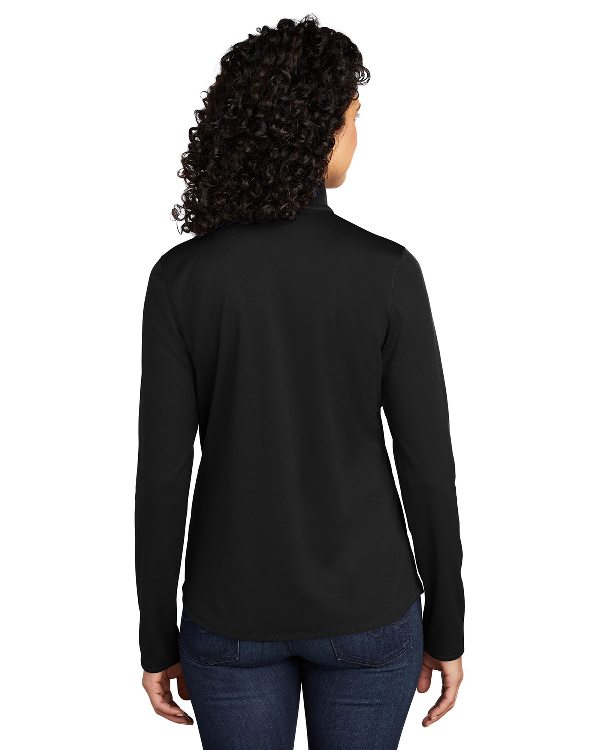 Port Authority LK584 Women's Silk Touch Performance 1/4-Zip view 2