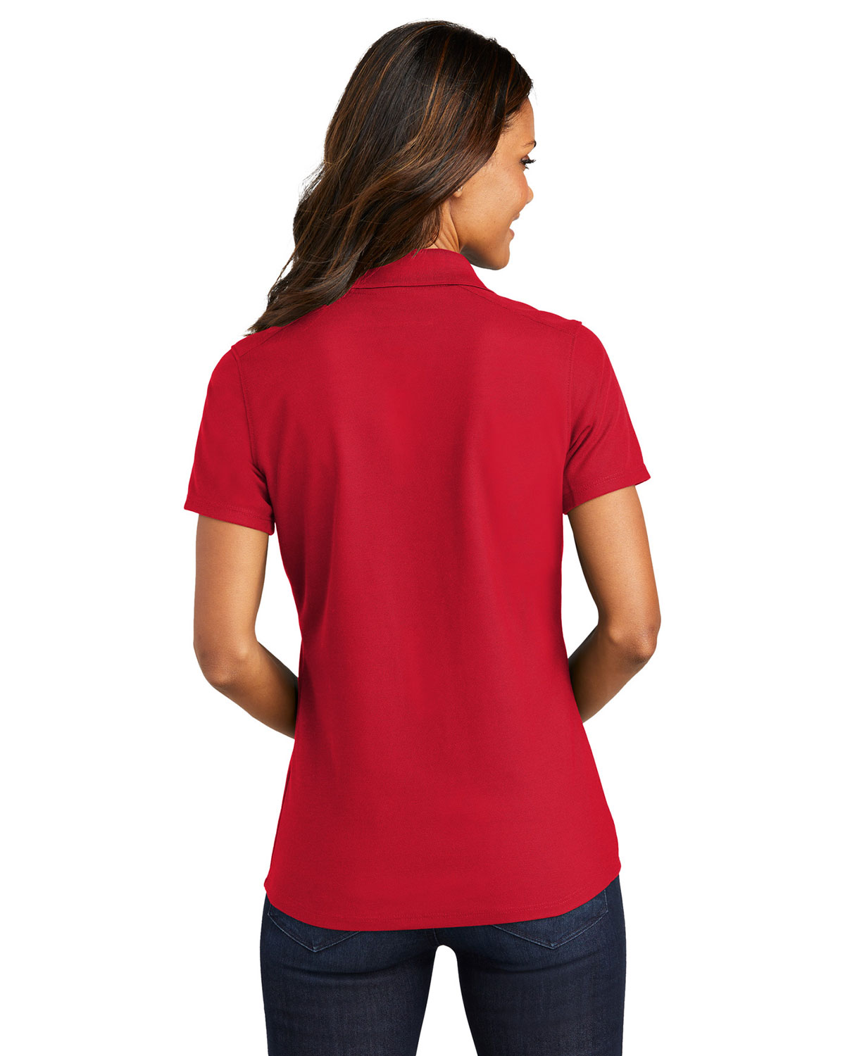 Port Authority LK600 Women's EZPerformance Pique Polo view 2
