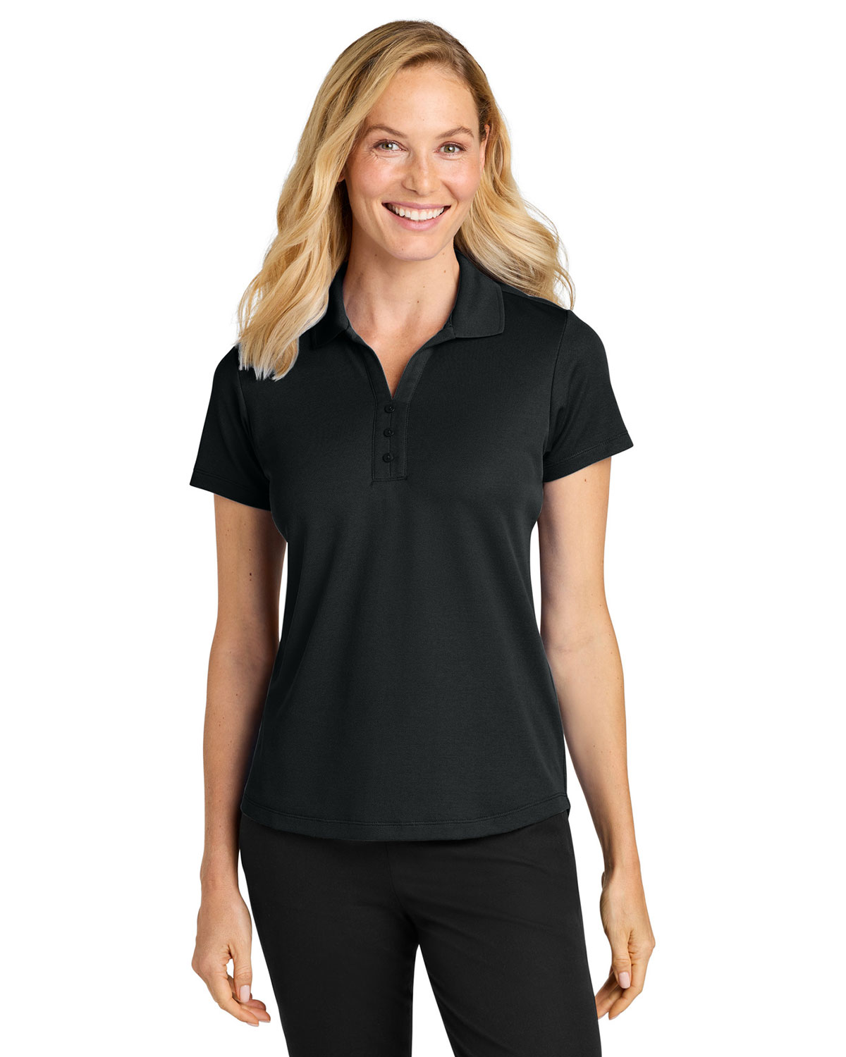 Port Authority LK620 Women's Plaited Pique Polo