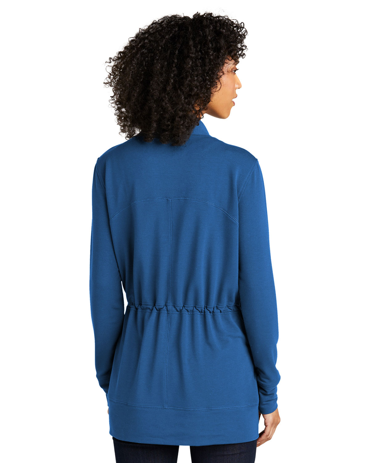 Port Authority LK825 Women's Microterry Cardigan view 2