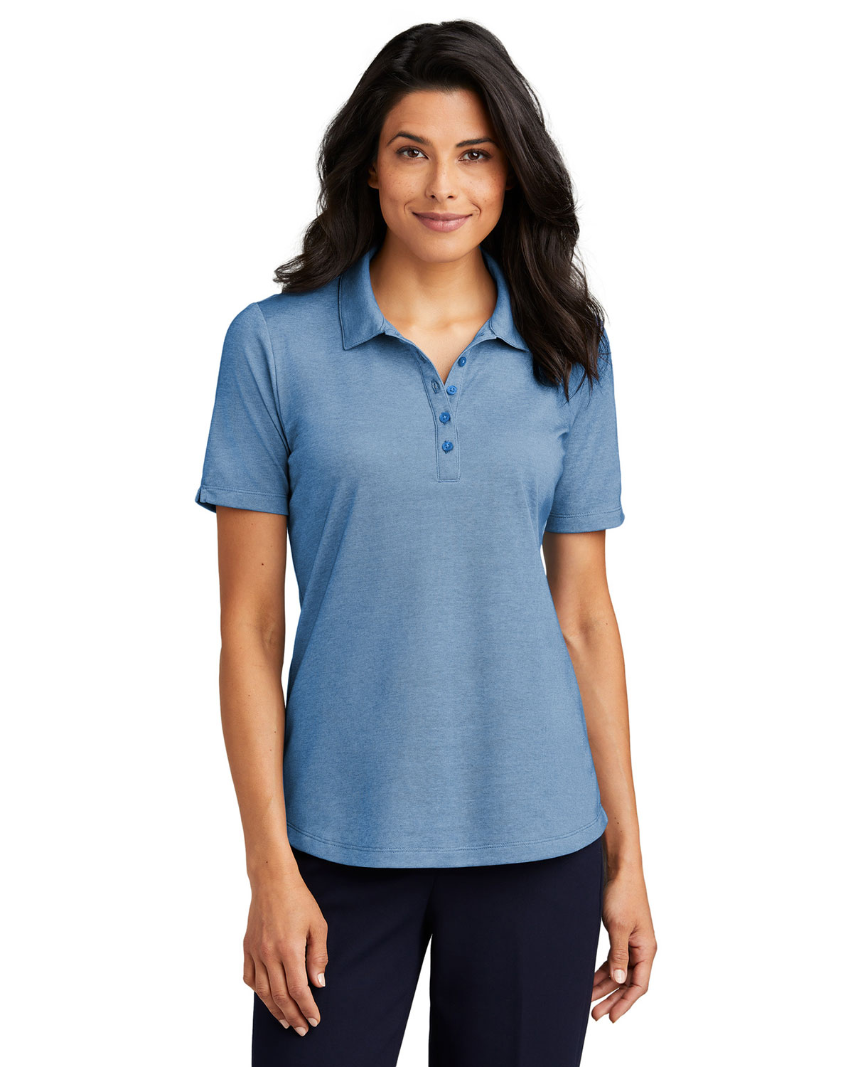 Port Authority LK830 Women's Fine Pique Blend Polo