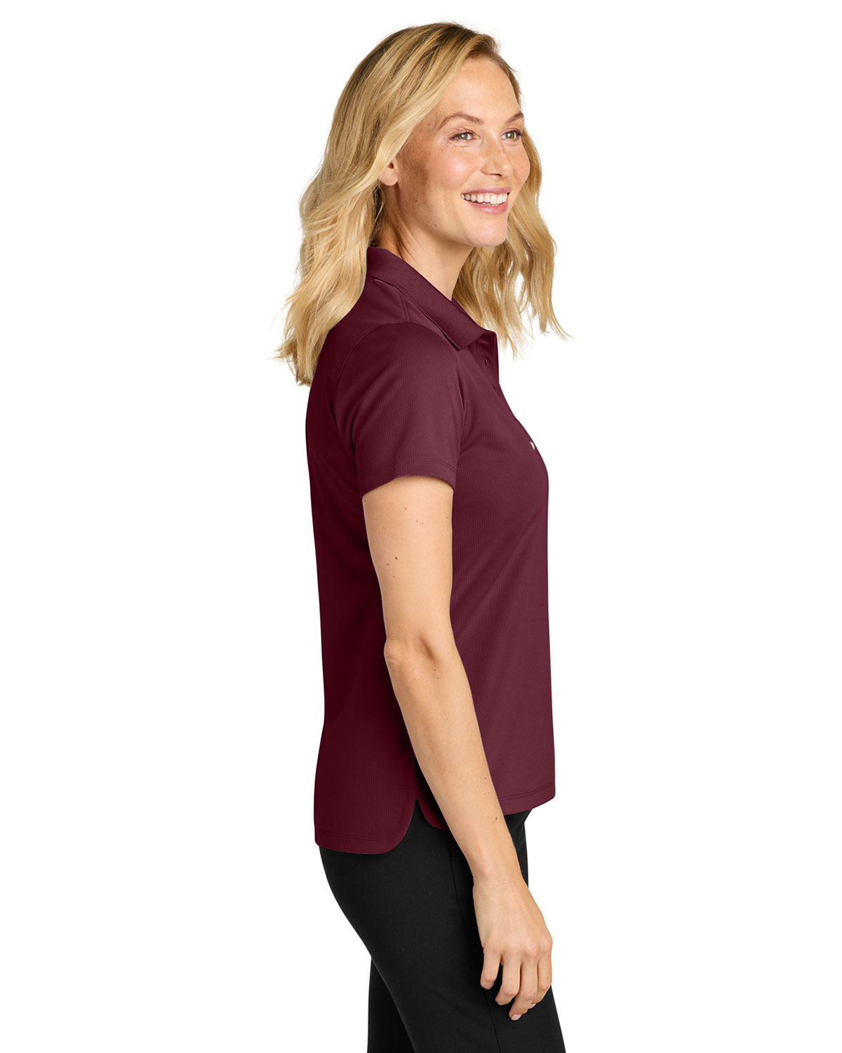 Port Authority LK845 Women's Dry Zone Stain-Release Grid Polo view 3