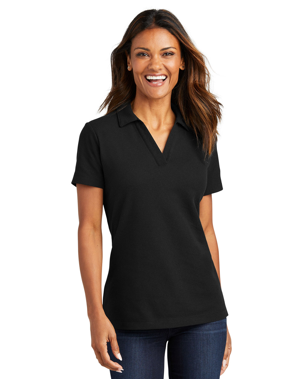 Port Authority LK867 Women's C-FREE Cotton Blend Pique Polo