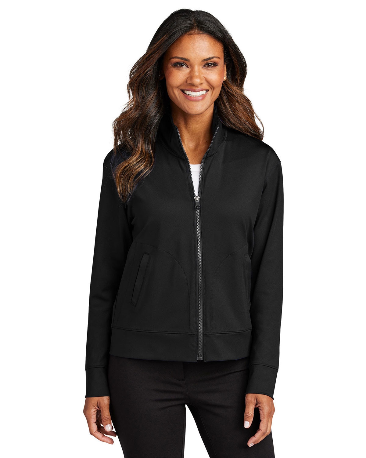 Port Authority LK881 Women's C-FREE Double Knit Full-Zip