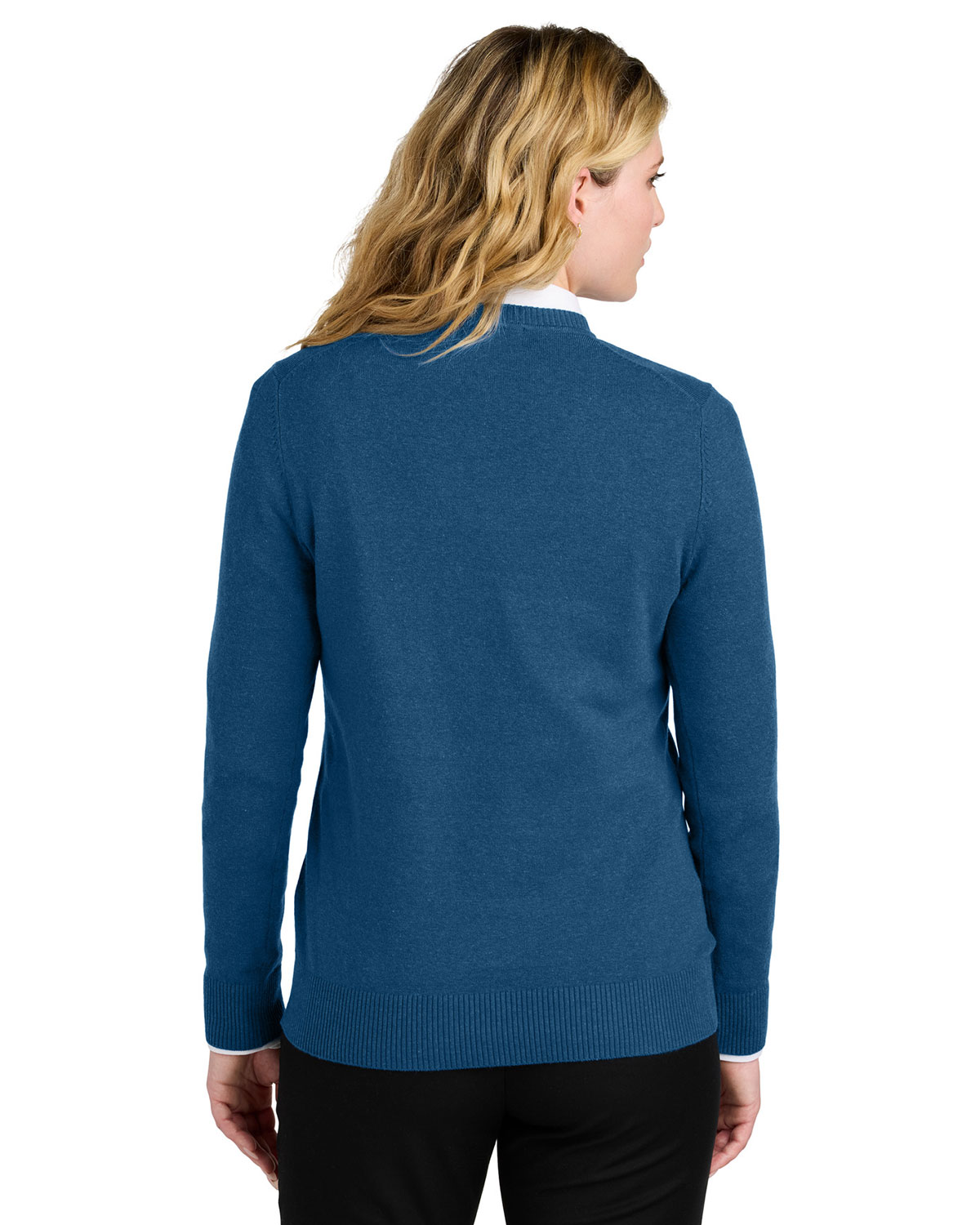 Port Authority LSW2850 Women's Easy Care V-Neck Sweater view 2