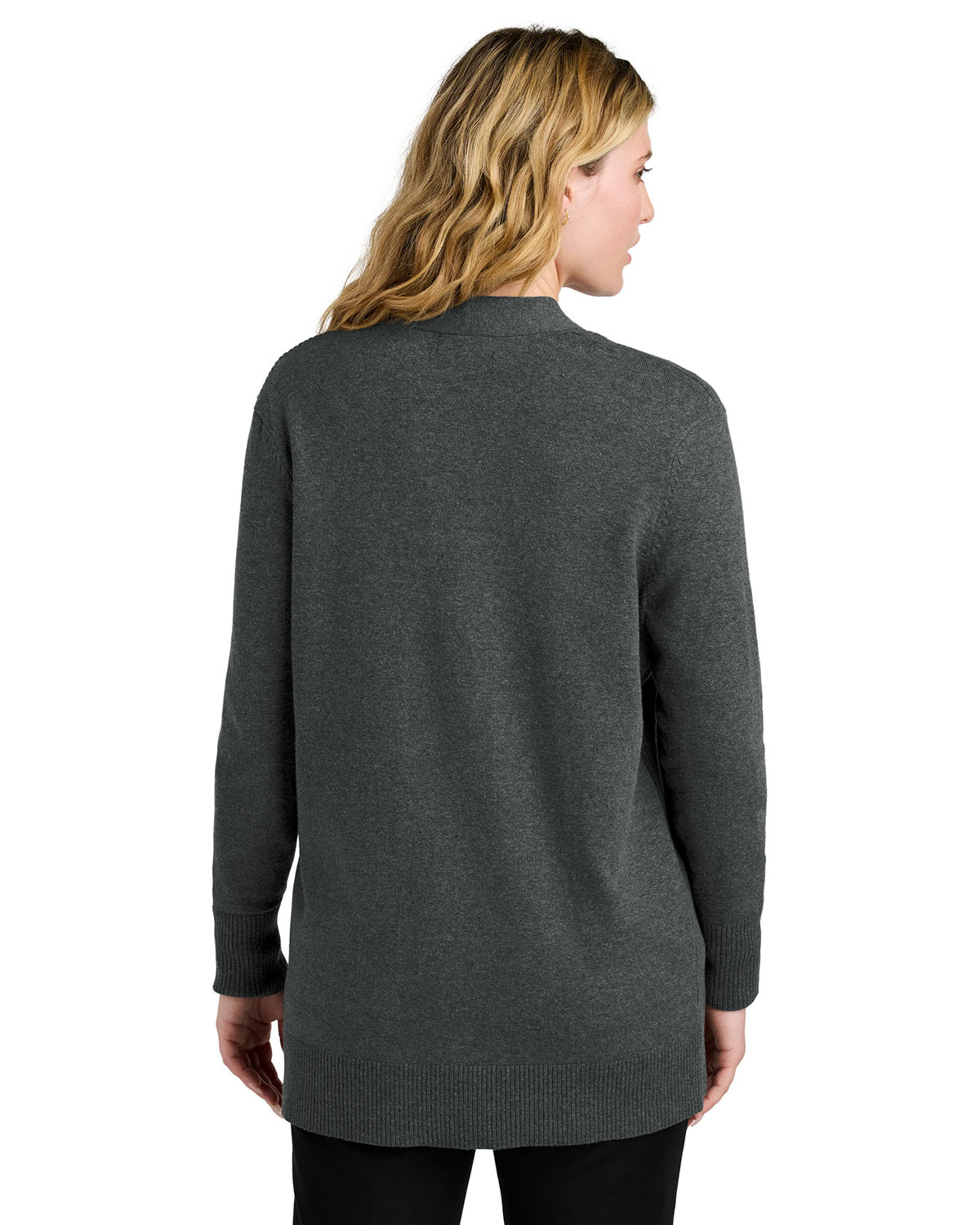 Port Authority LSW2890 Women's Easy Care Open-Front Cardigan Sweater view 2