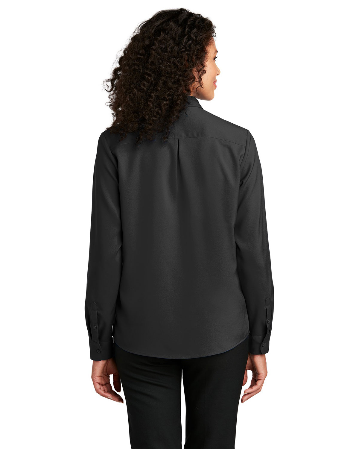 Port Authority LW401 Women's Long Sleeve Performance Staff Shirt view 2