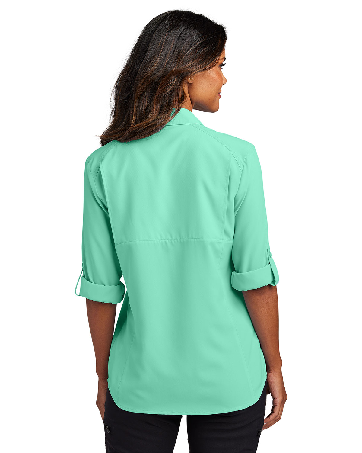 Port Authority LW960 Women's Long Sleeve UV Daybreak Shirt view 2