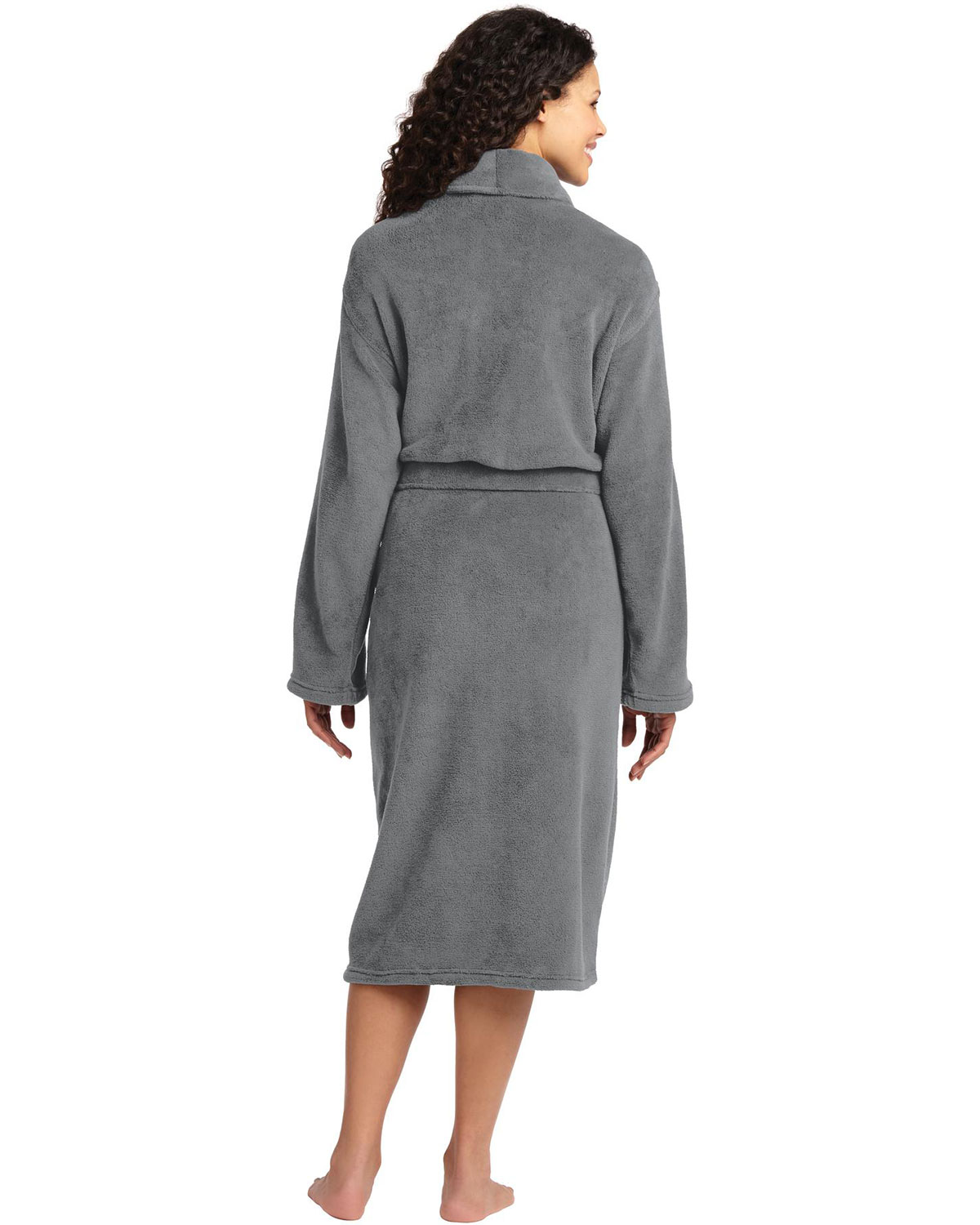 Port Authority R102 Plush Microfleece Shawl Collar Robe view 2